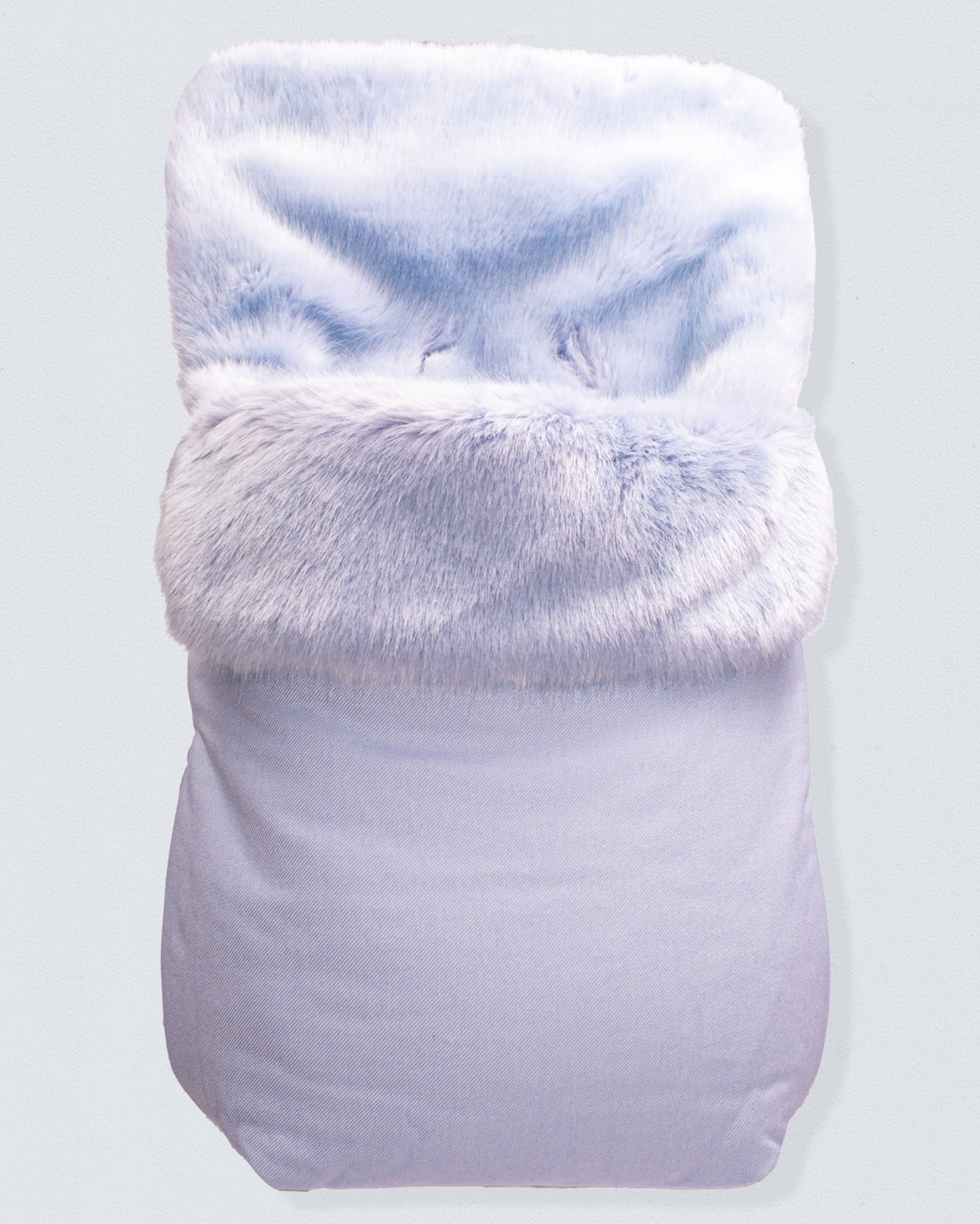 Everest Newborn Carseat Bunting Light Blue Fur - Bunting