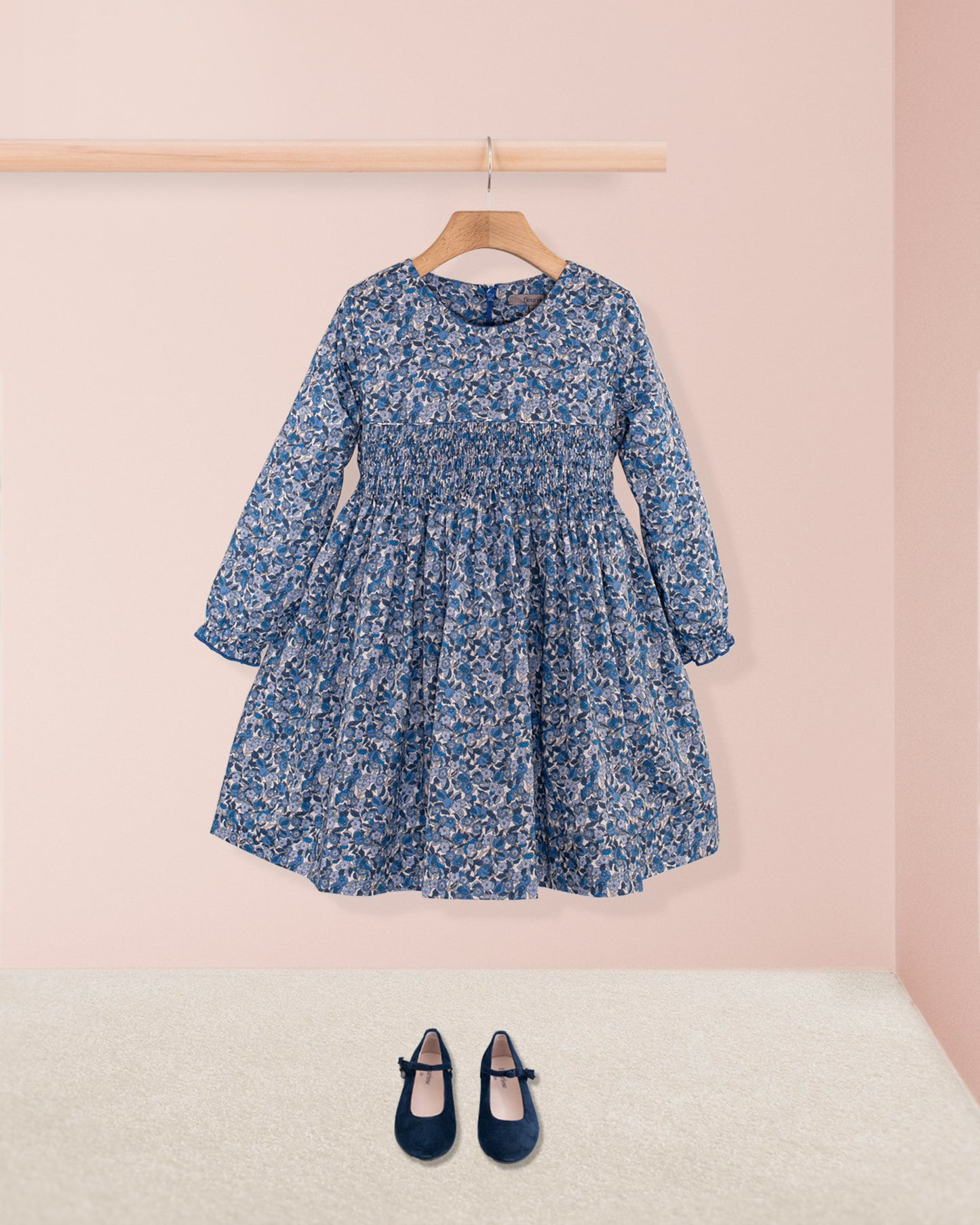 Bonheur Liberty Nectar Royal - Smocked Dress