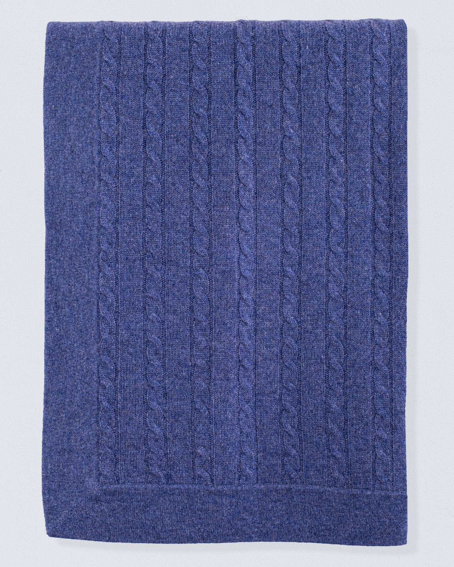 Luxe Cashmere Jean Cable Blanket - Blanket