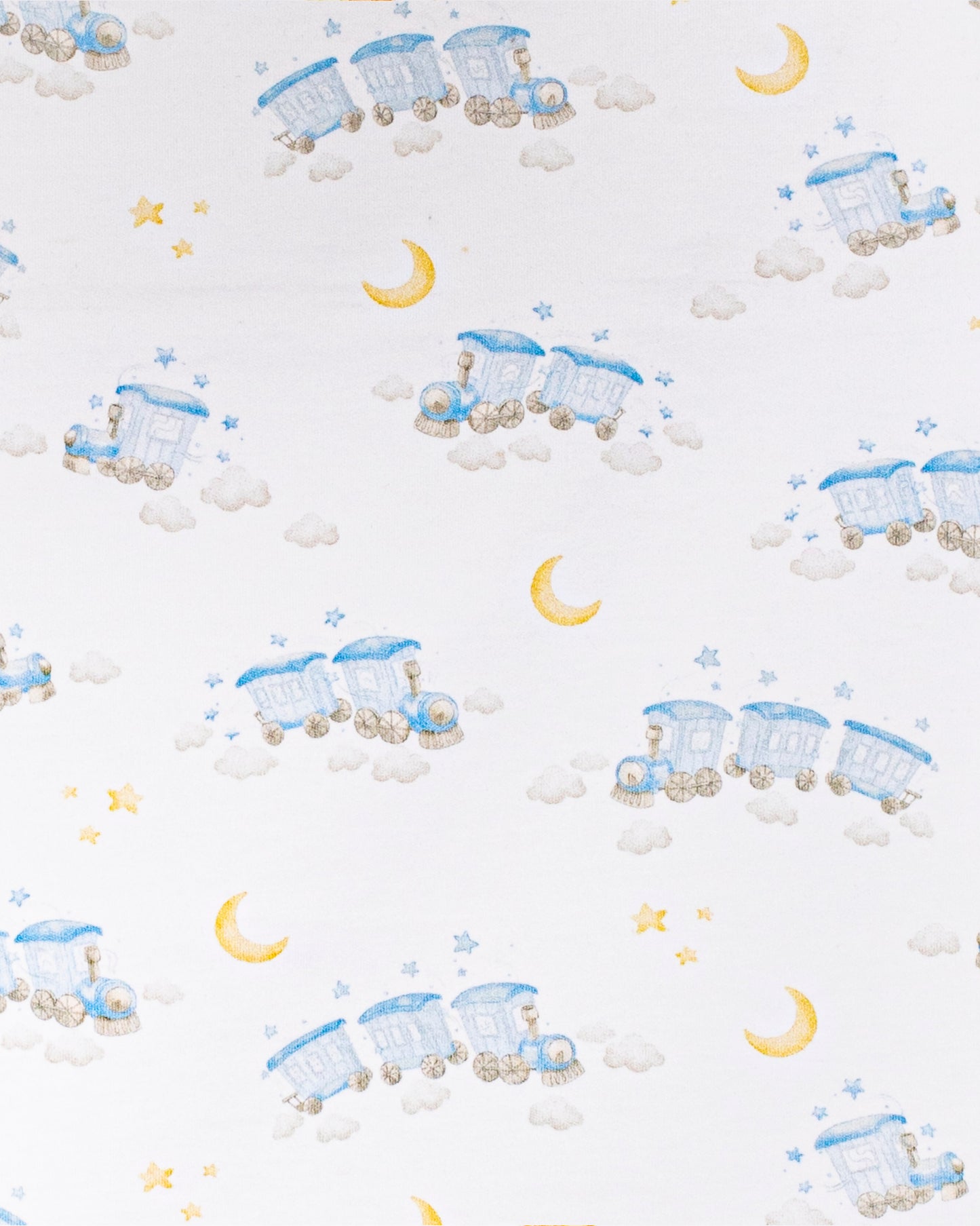 Pima Choo Choo Train Receiving Blanket - Blanket