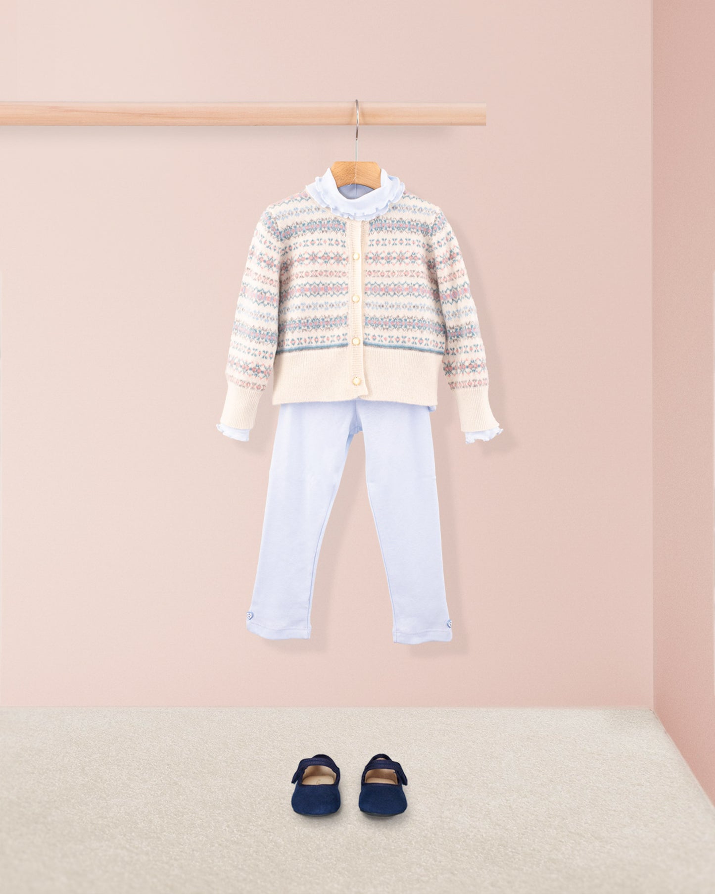 Courchevel Cashmere Cream Cardigan - Cardigan