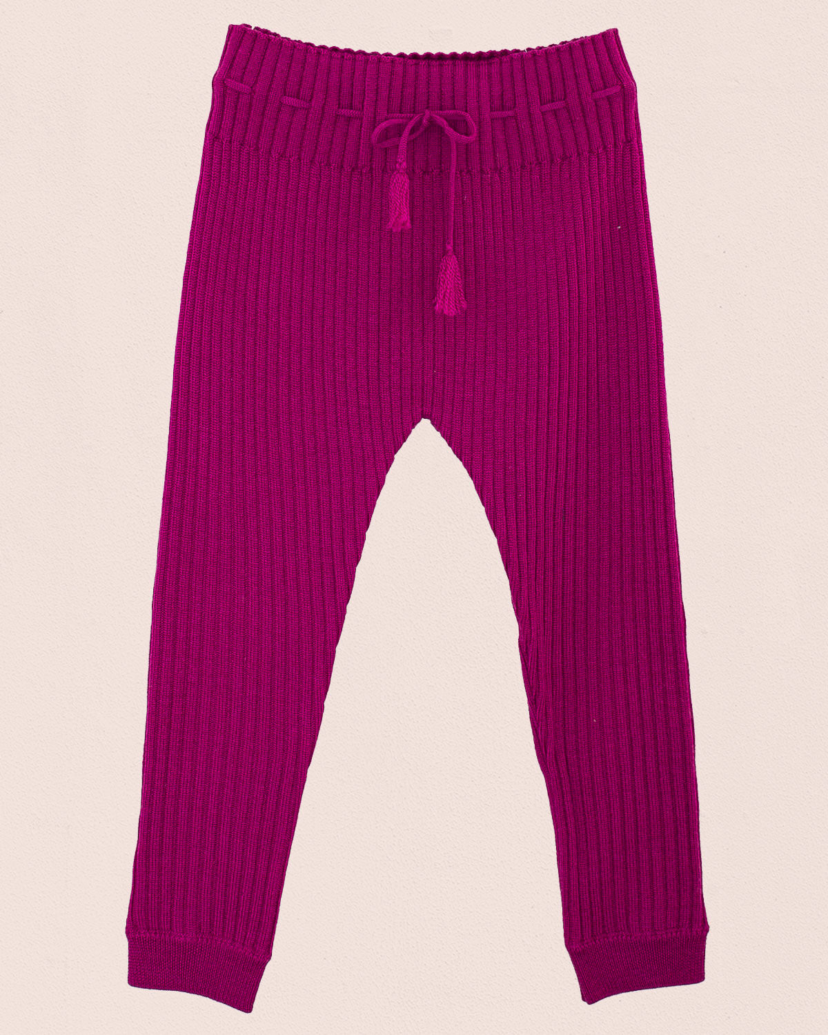 Ribbed Cyclam Knit Legging - Legging