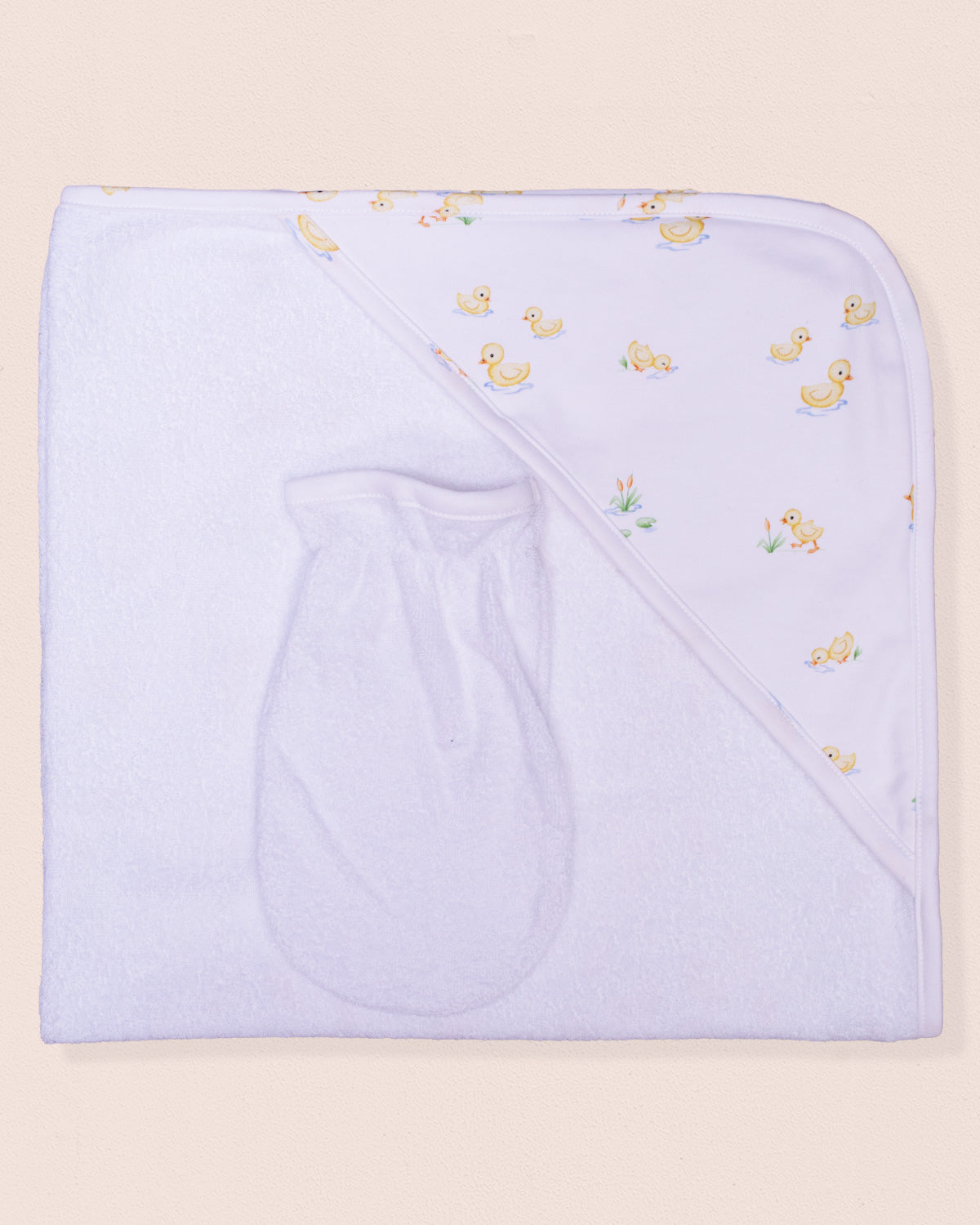 Pima Little Ducklings Hooded Towel - Towel