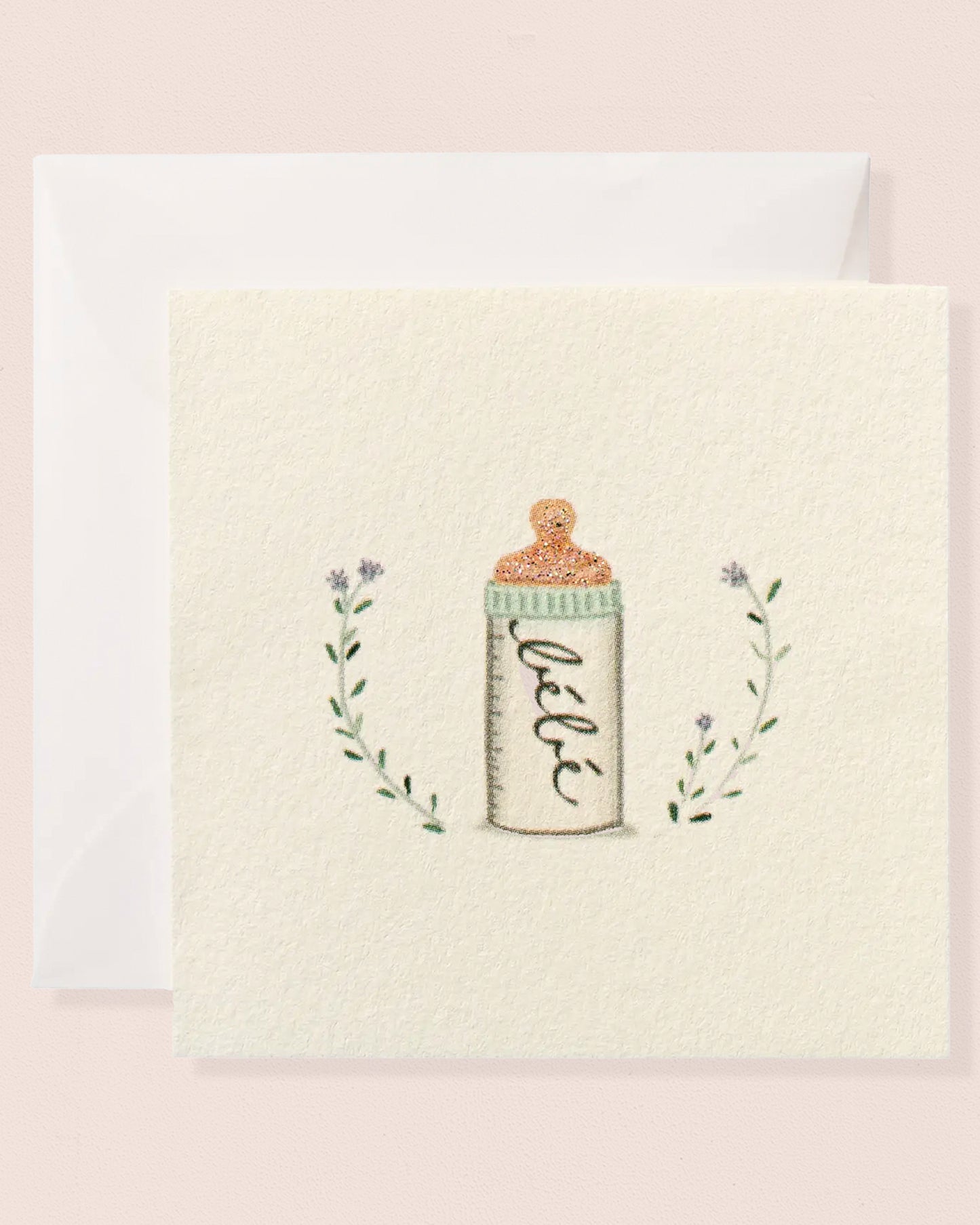 Enclosure Card Baby Bottle - Card