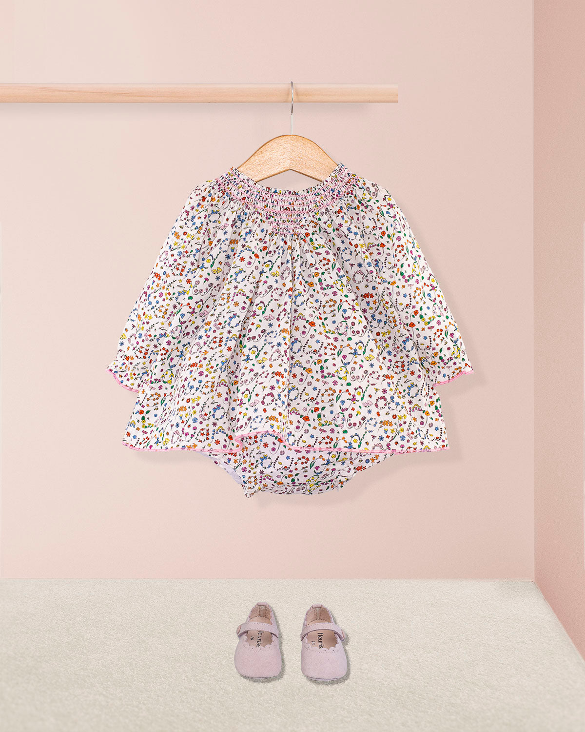 Etoile Liberty Brit Pink 2-Piece Set - Baby Dress