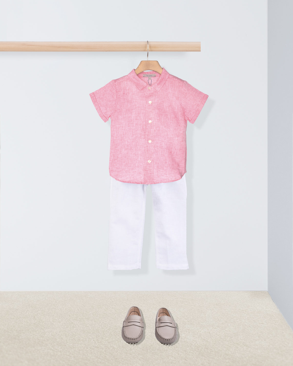 Henry Hot Pink Linen Shirt