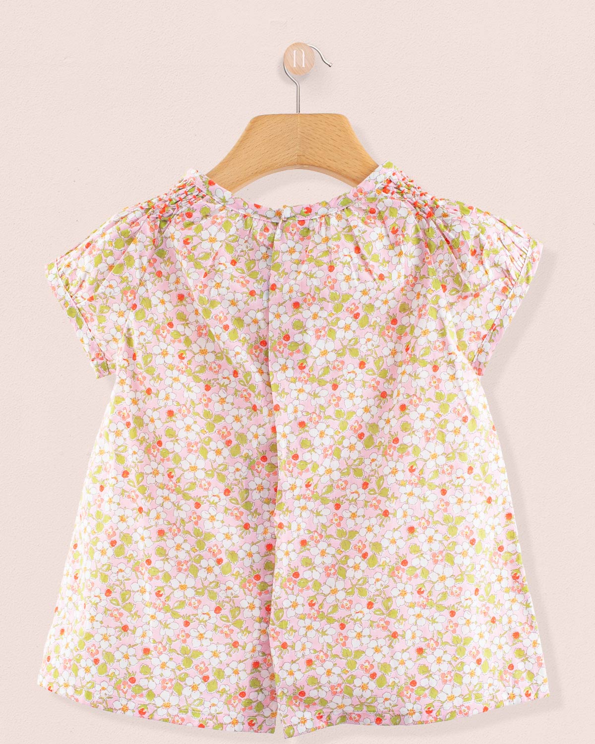 Jacqueline Liberty Strawberry Field Pink Tunic - Tunic