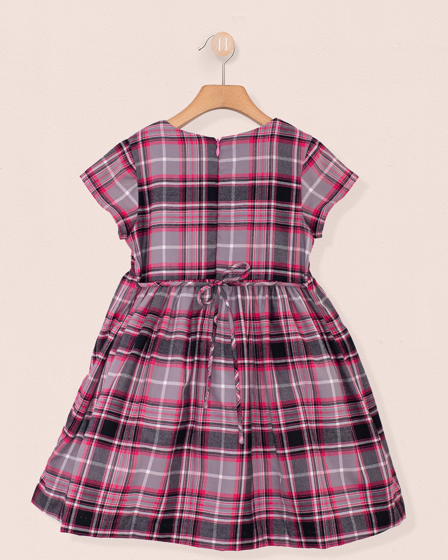 Julianne Primrose Flannel Smock - Smocked Dress