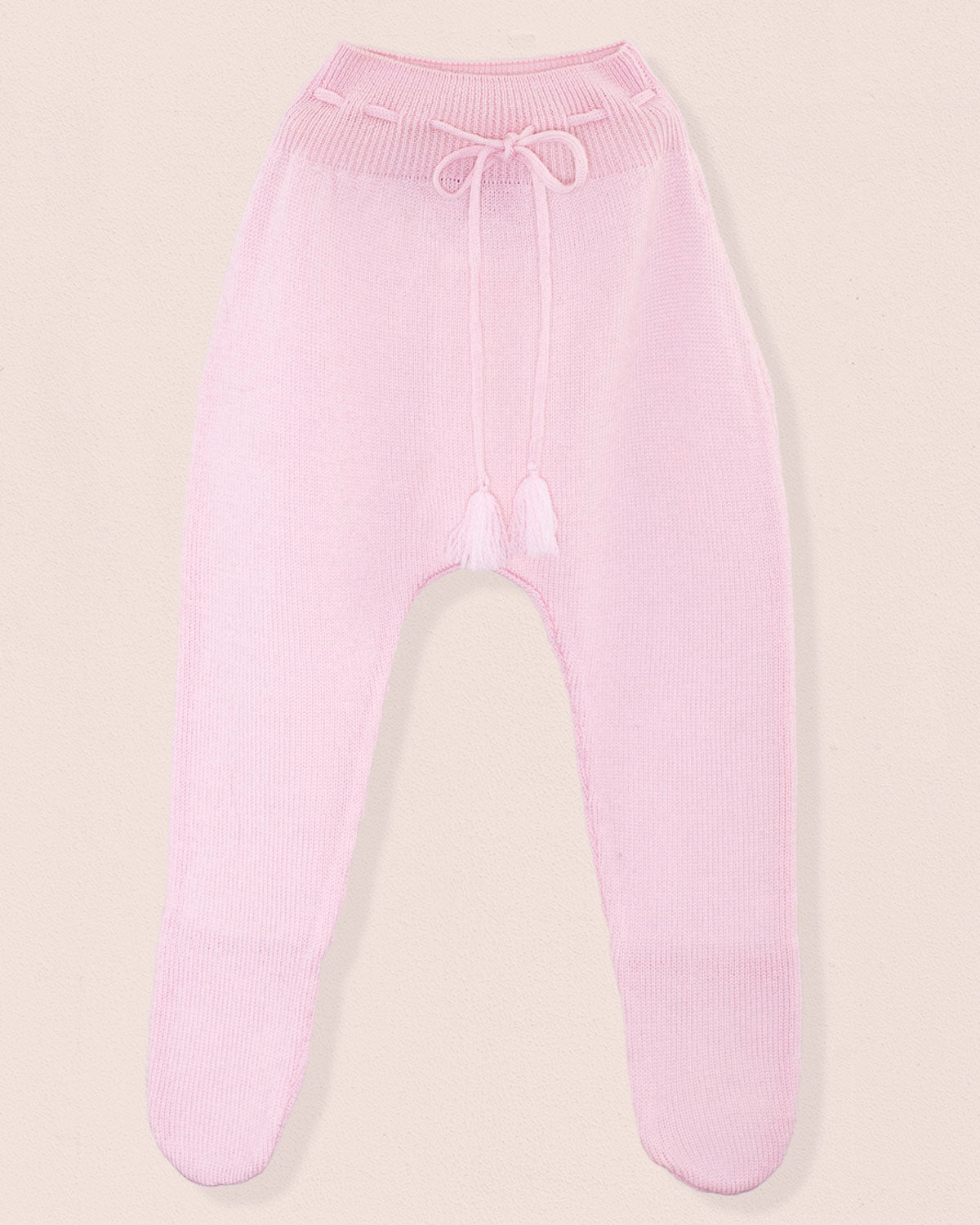 Luna Pink Knit Footed Legging - Legging