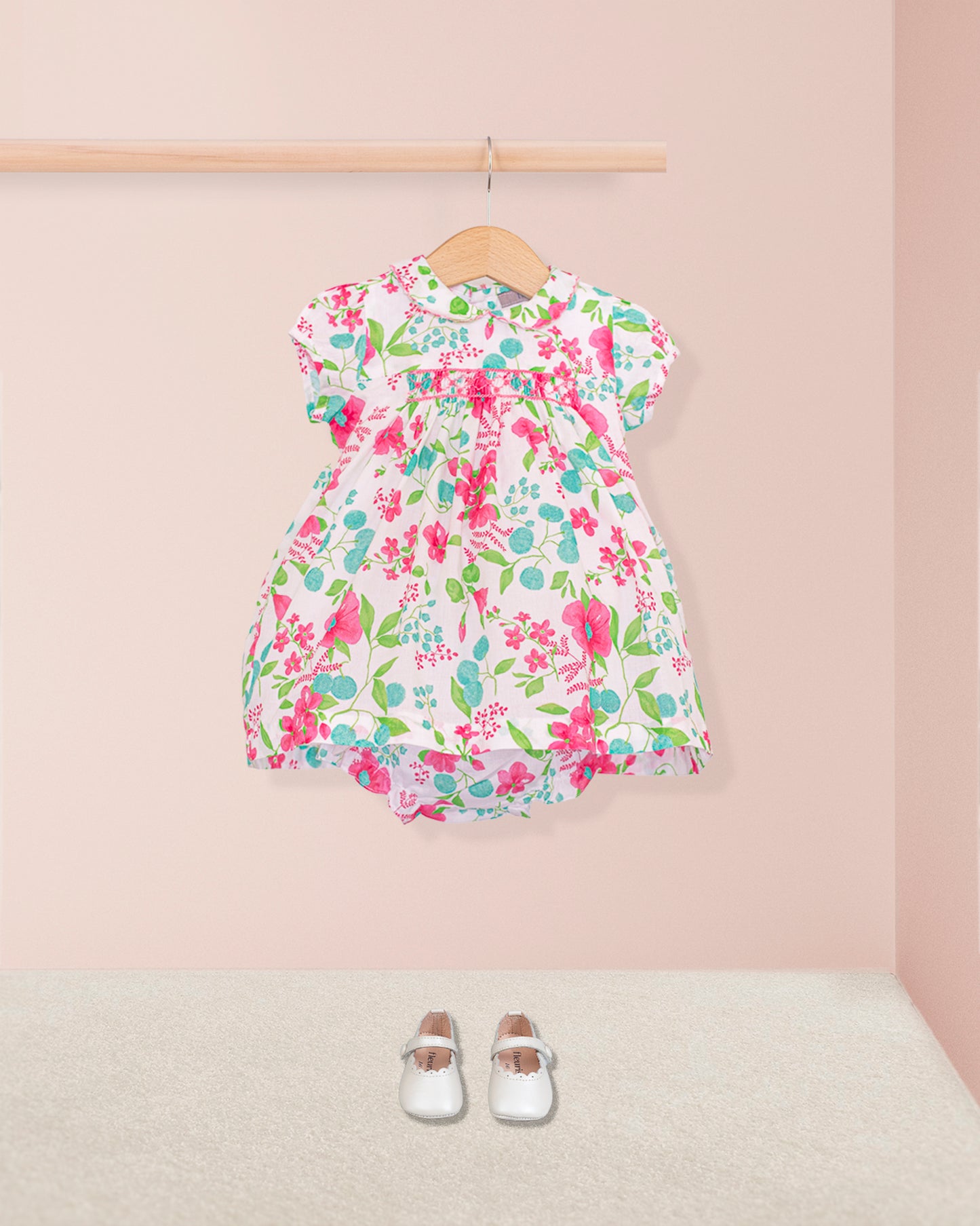 Baby Madeline Palm Beach Floral Set - Baby Dress
