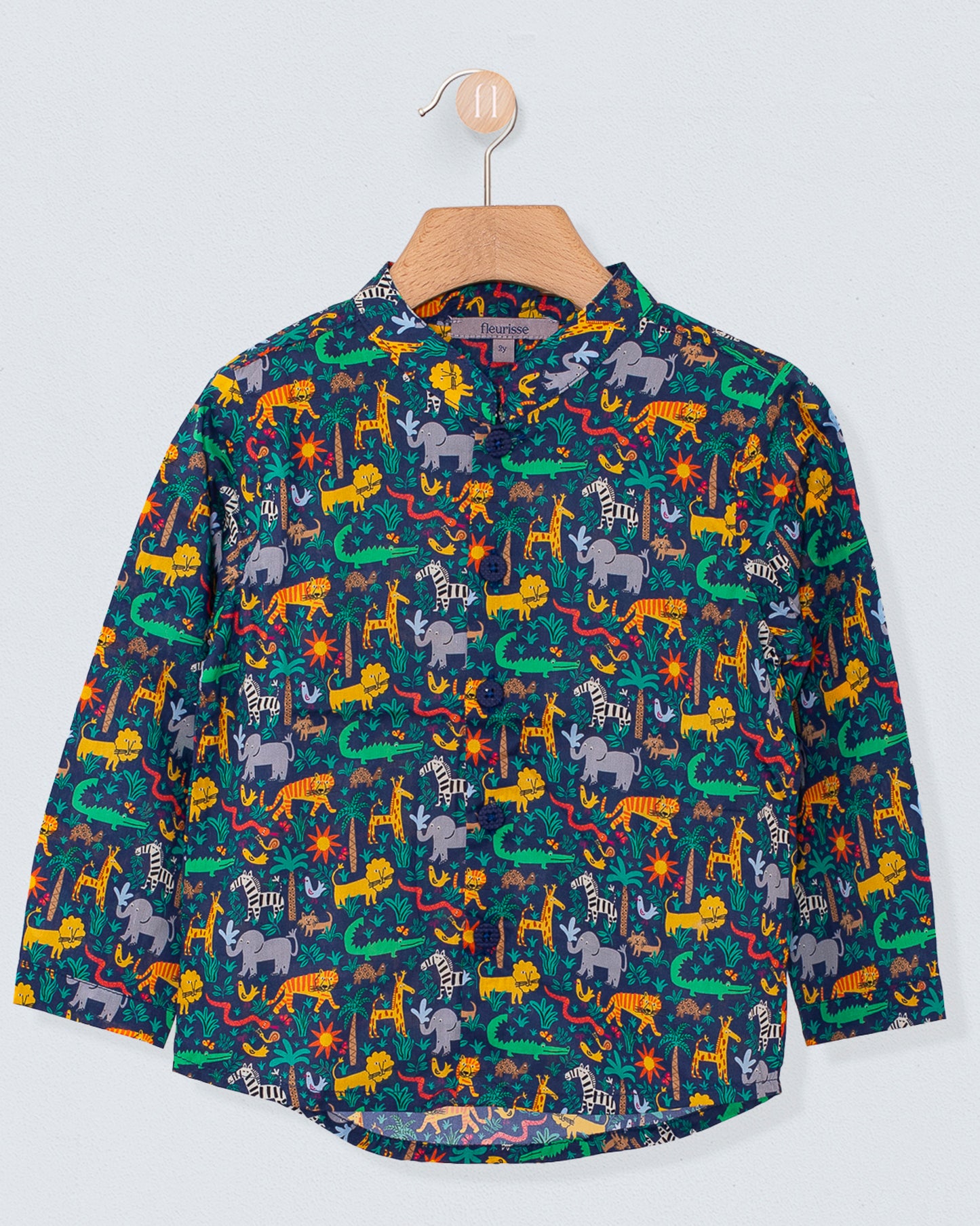 Marlon Liberty Louie's Jungle Blue Tunic - Shirt