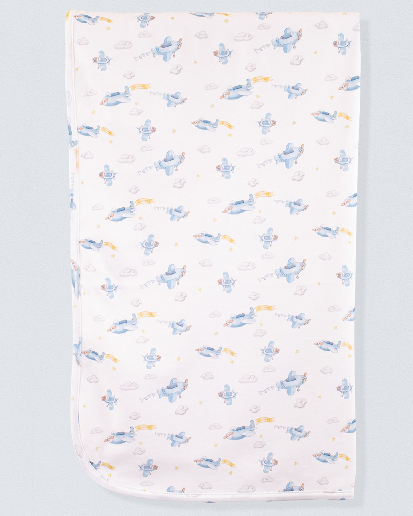 Pima Sky Adventure Receiving Blanket - Blanket