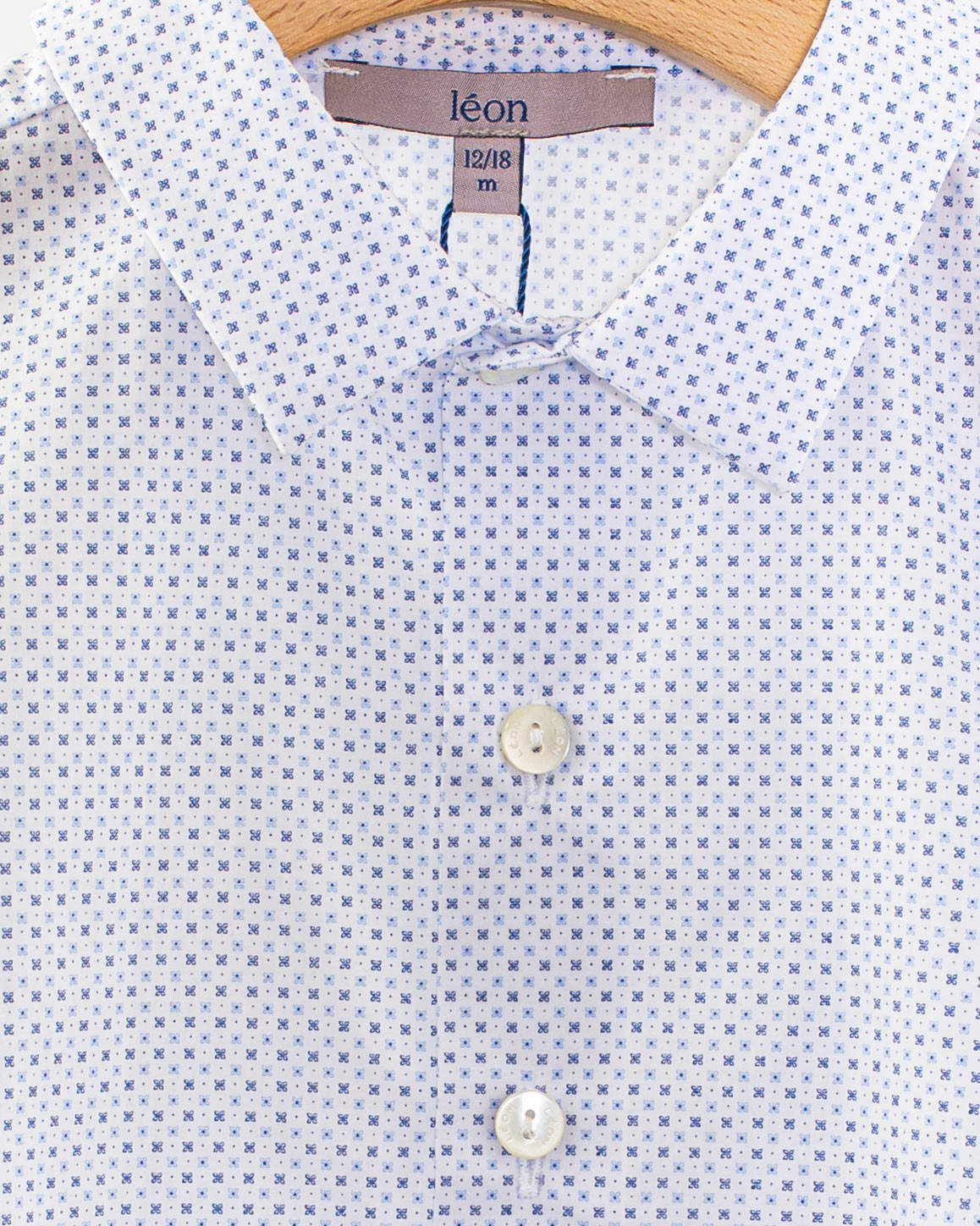 Louis Dressy Mini Diamond Print Onesie Shirt - Shirt