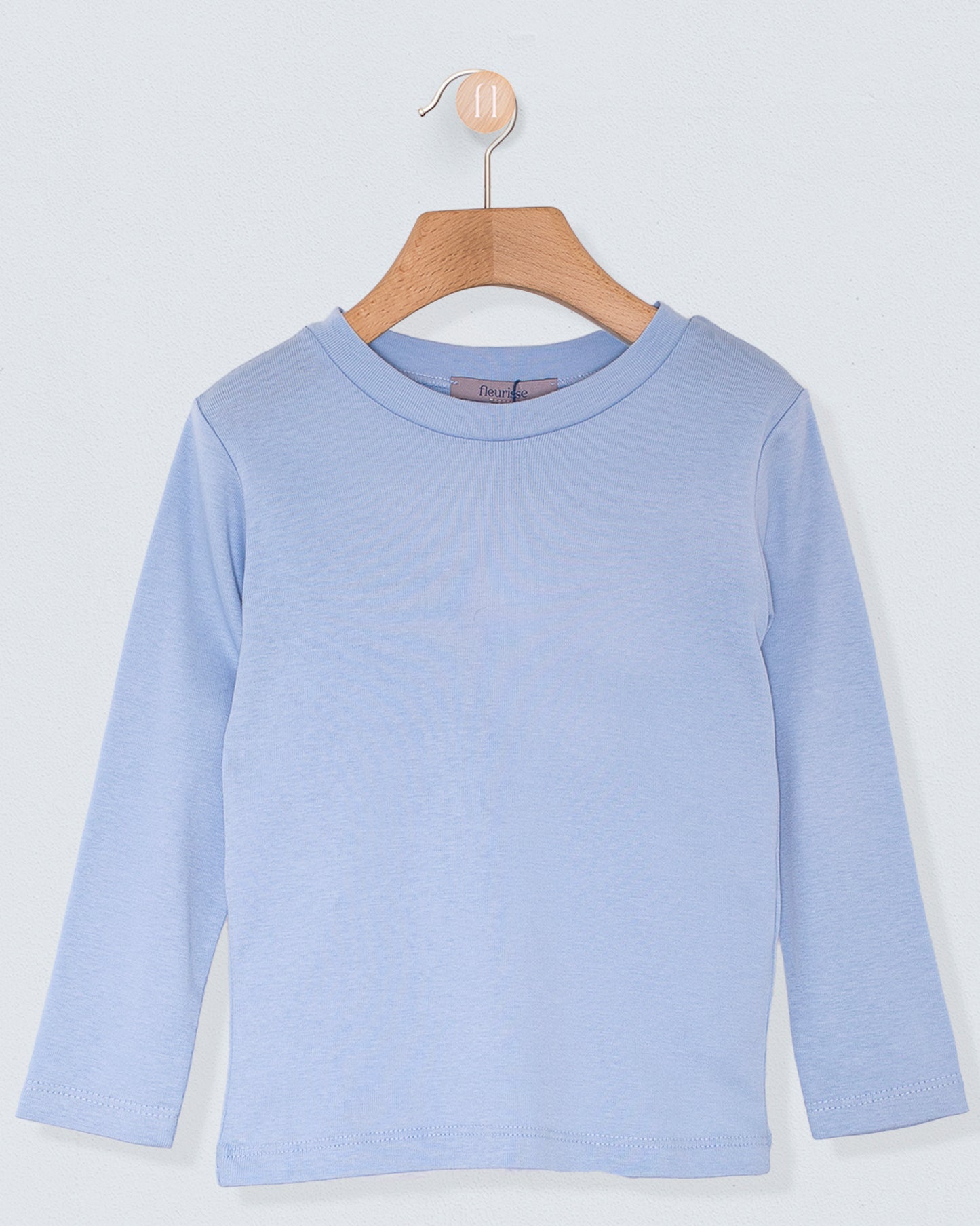 Theo Italian Brushed Light Blue T-Shirt - Shirt