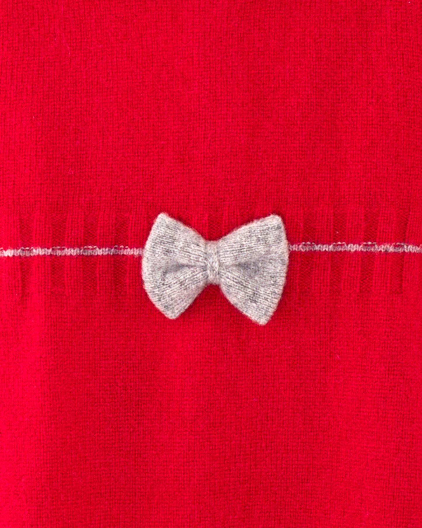 Valentine Red Hearts Cashmere Romper - Romper