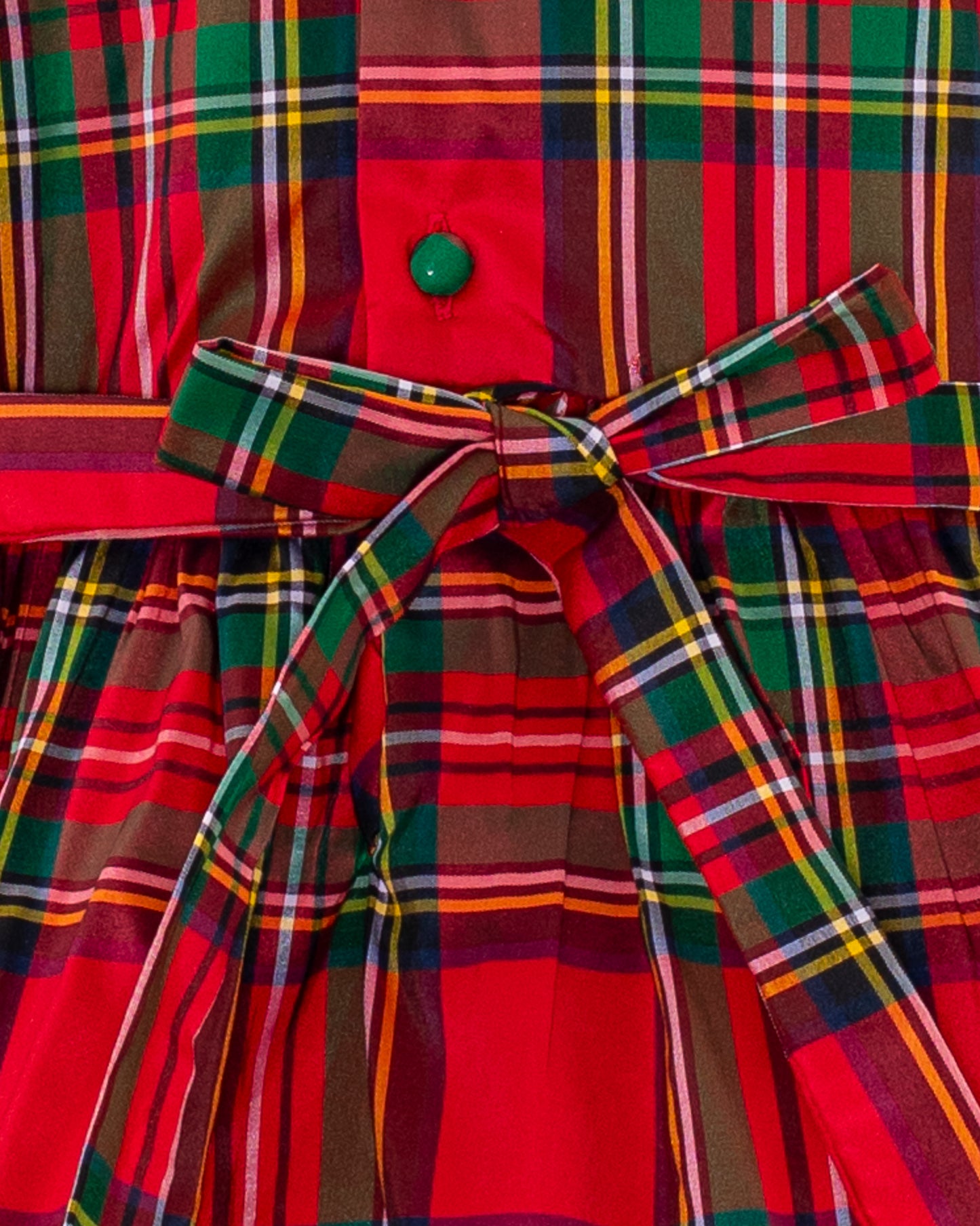 Holiday Royal Stewart Smock - Dress