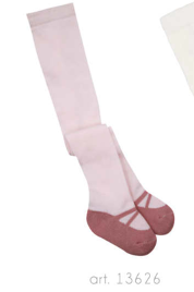 Story Loris Ballerina Shoe Baby Tights Rose