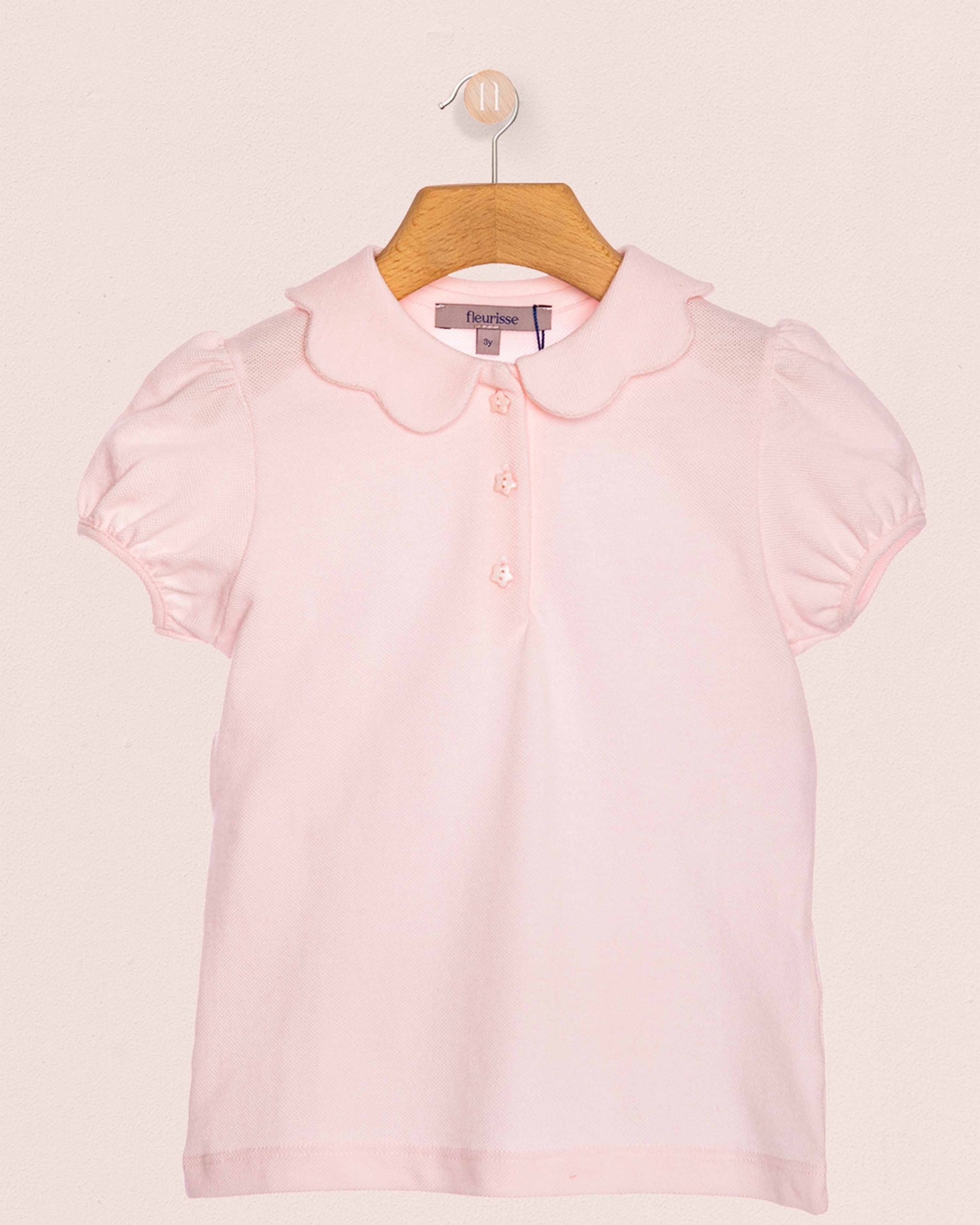 Olivia Polo Shirt Pink Italian Piquet