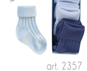 Story Loris Ribbed Short Baby Sock White - Sock