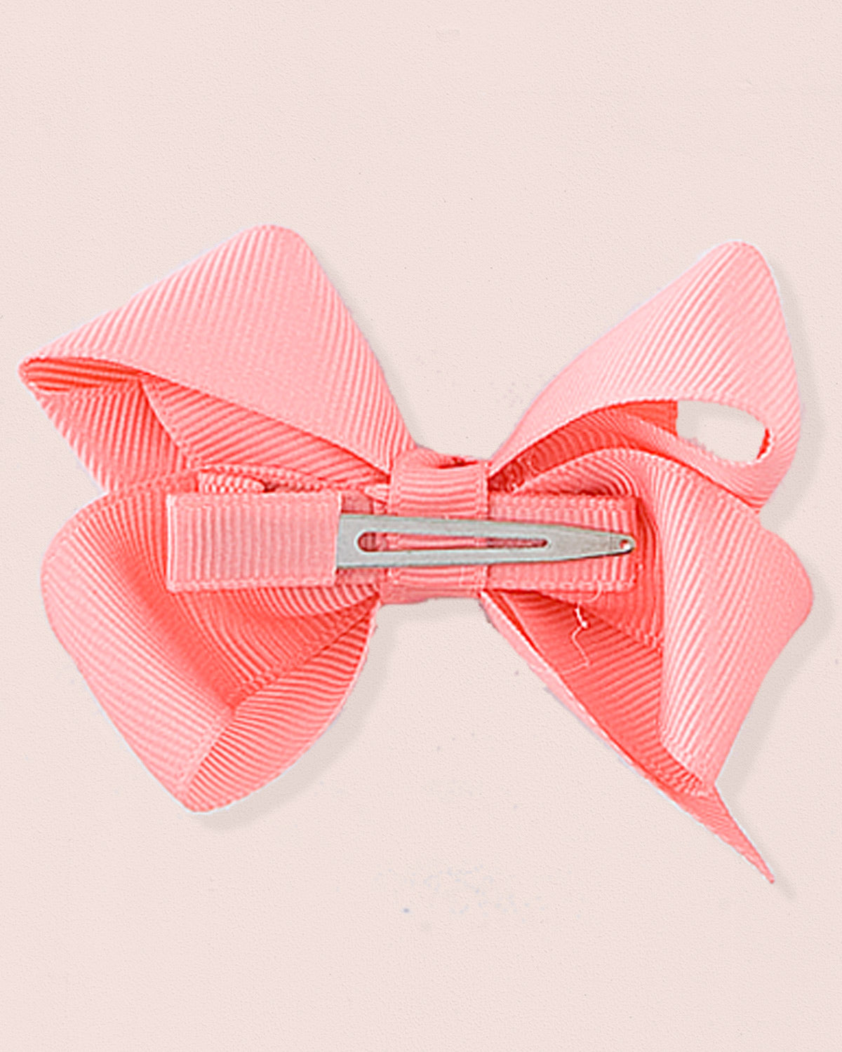 Hairbow 8cm Coral Gros Grain - Hairbow