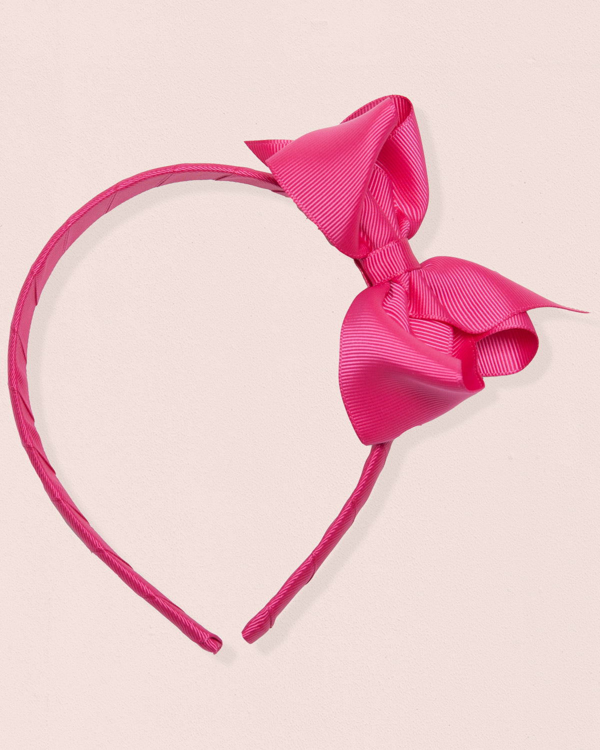 Headband Fuchsia Gros Grain - Hairbow