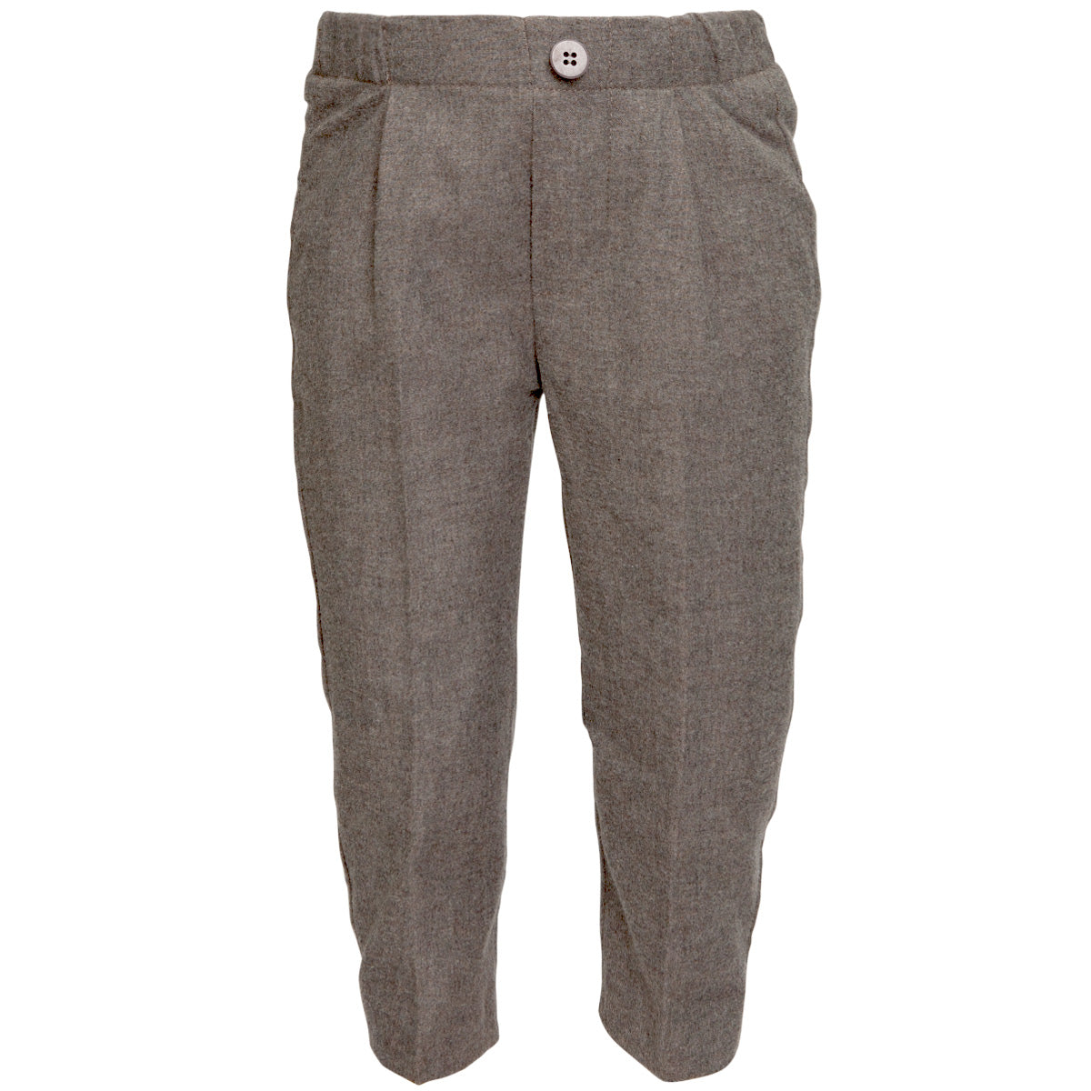 Roma Taupe Cotton Flannel Pant - Pant