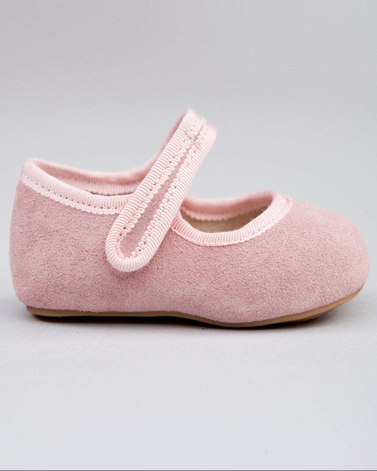 Isabelle Pink Suede Baby Mary-Jane - Shoe