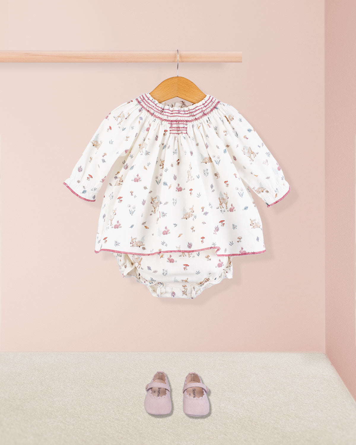 Etoile Pink Fawn 2-Piece Set - Baby Dress