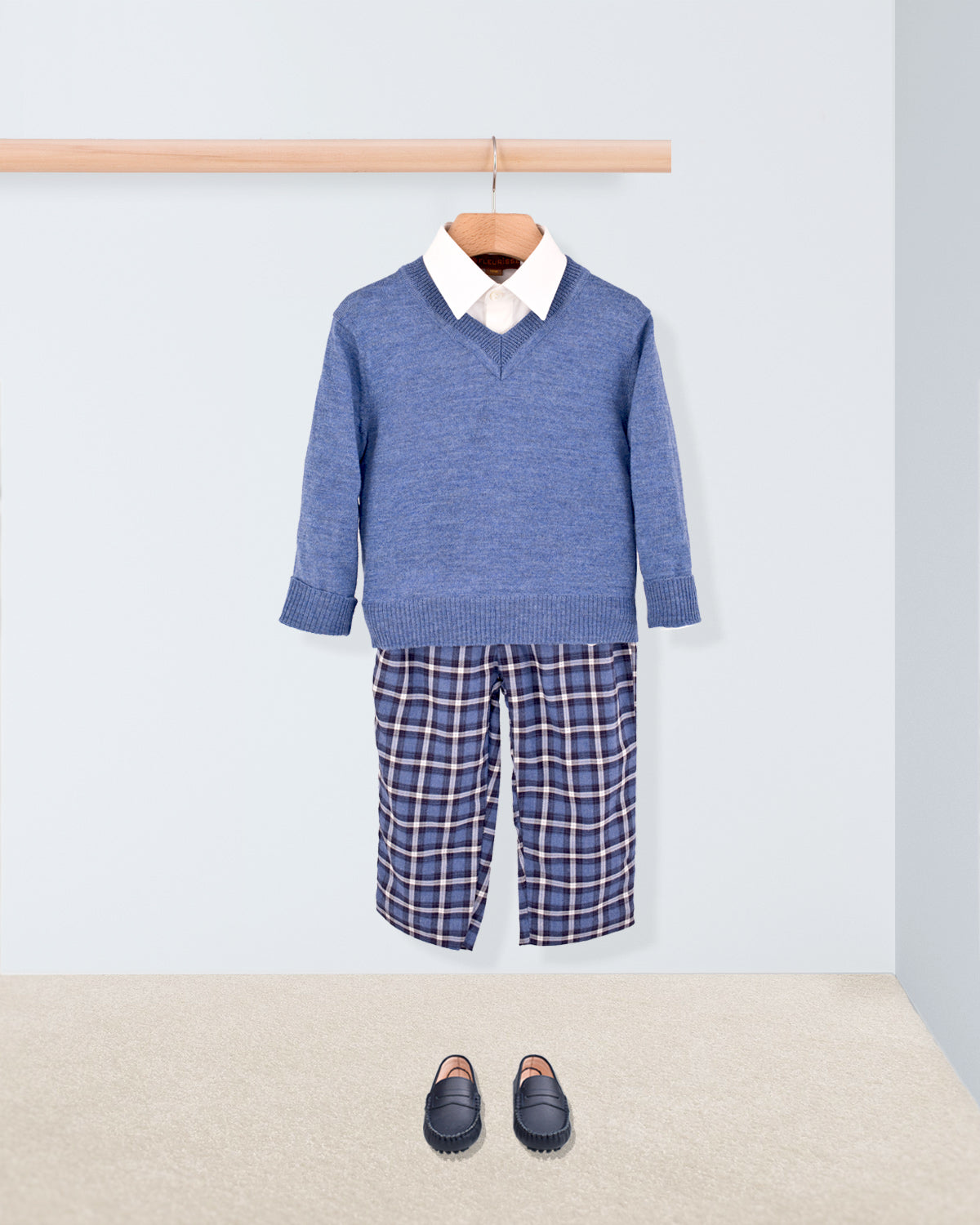 Mattia Italian Plaid Flannel Pant - Pant