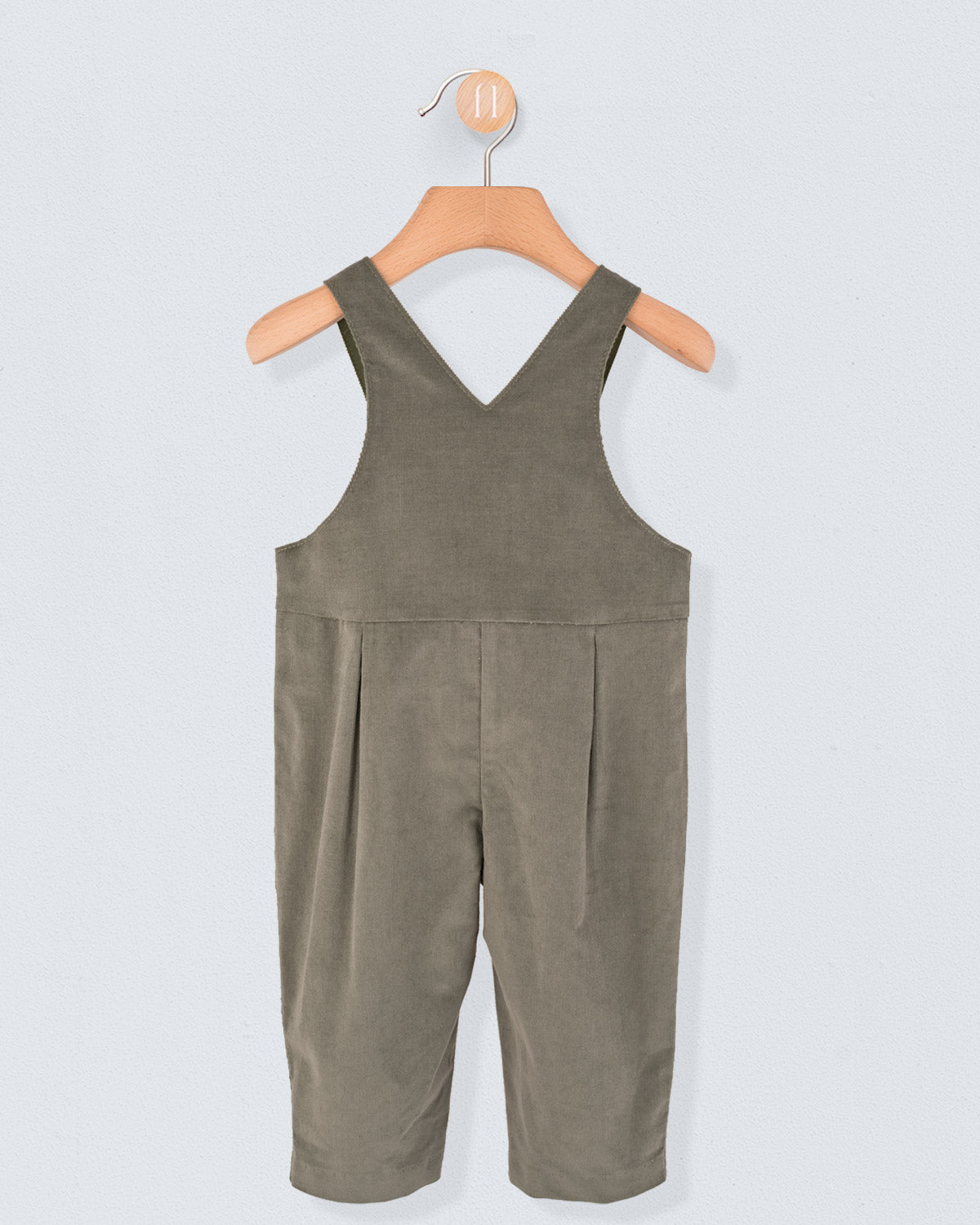 Bear Forest Corduroy Overall - Romper