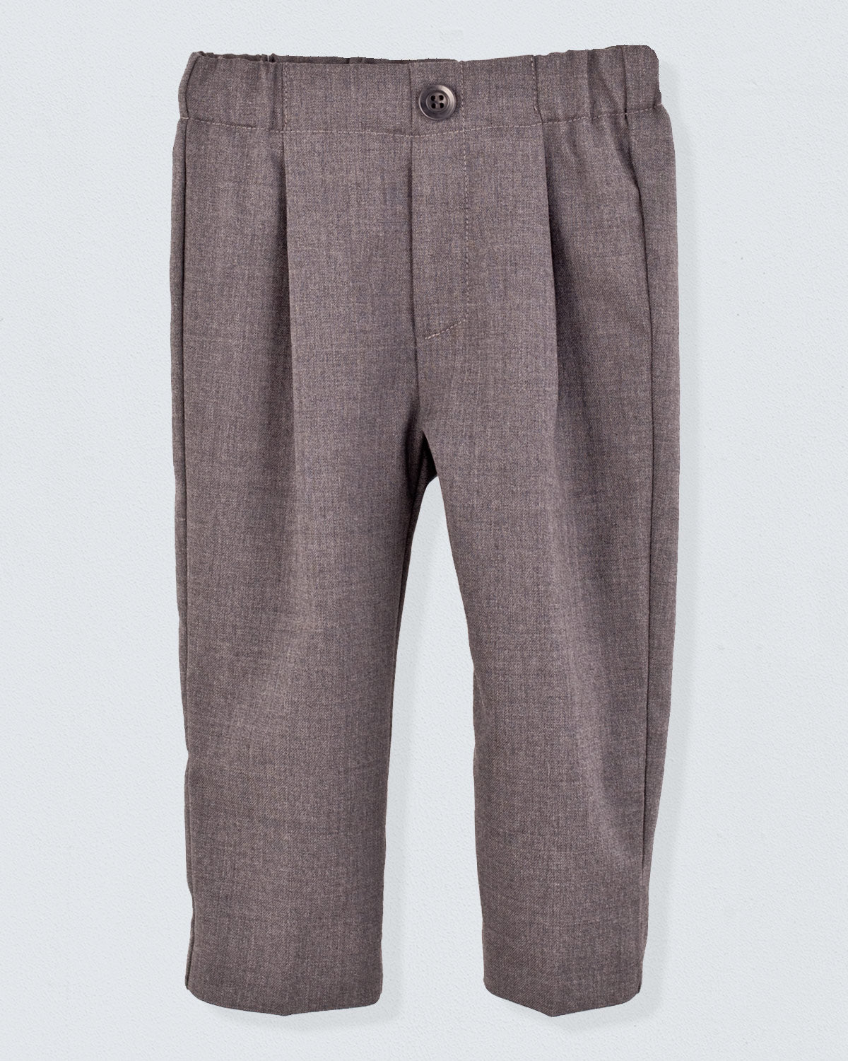 Roma Italian Grey Wool Pant - Pant