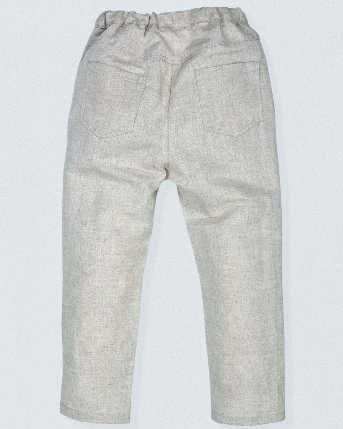 Bali Natural Linen Pull-On Pants - Pant