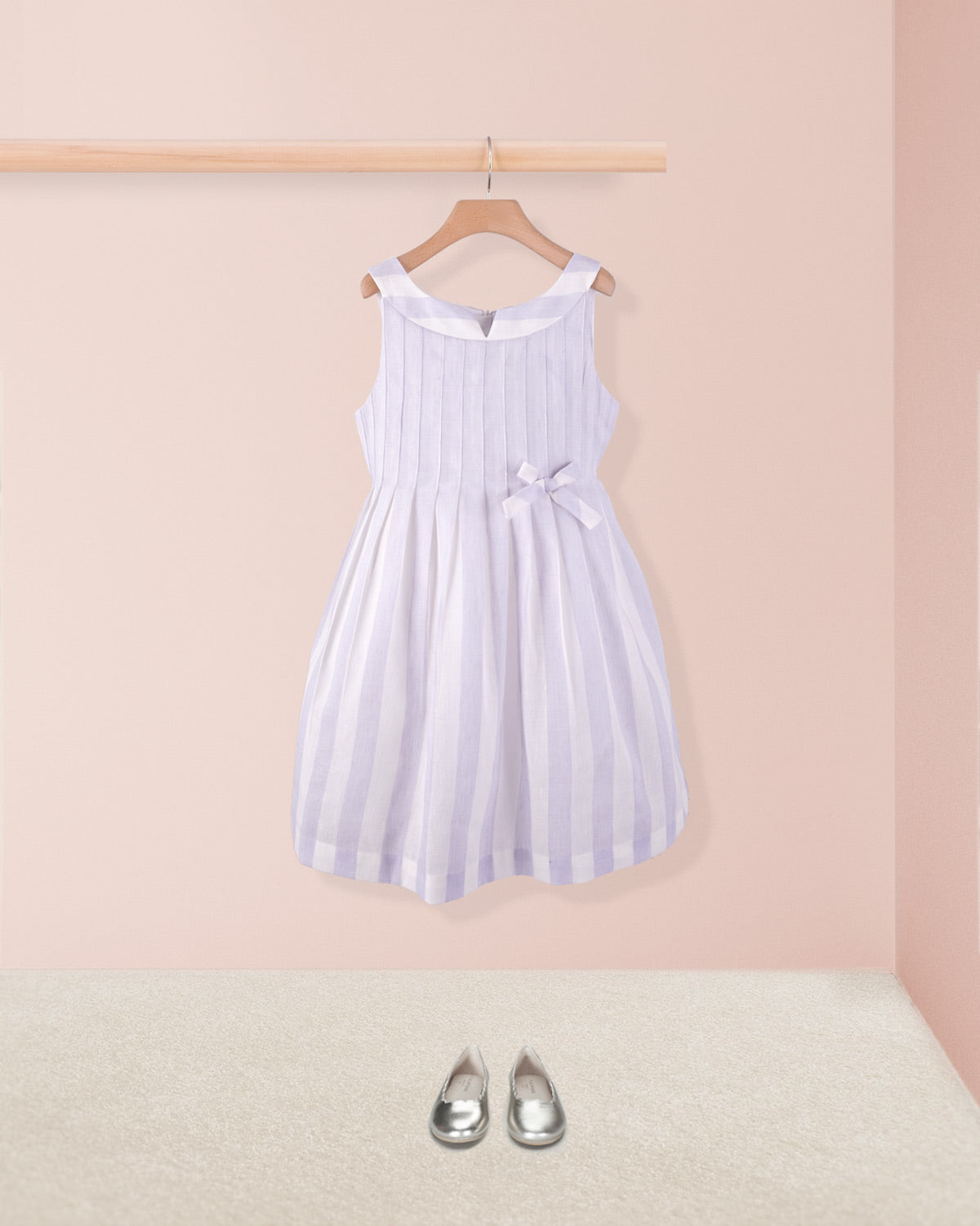 Vienna Italian Lavender Linen - Dress