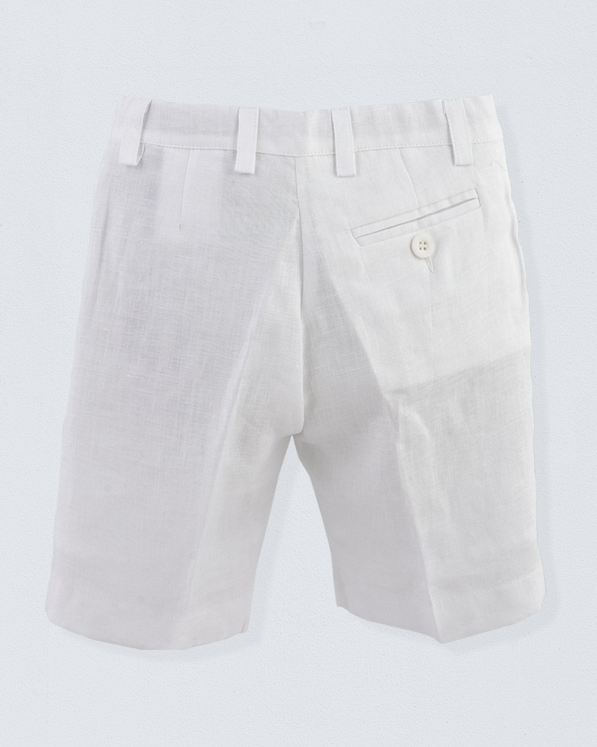 Blade White Linen Shorts - Pant