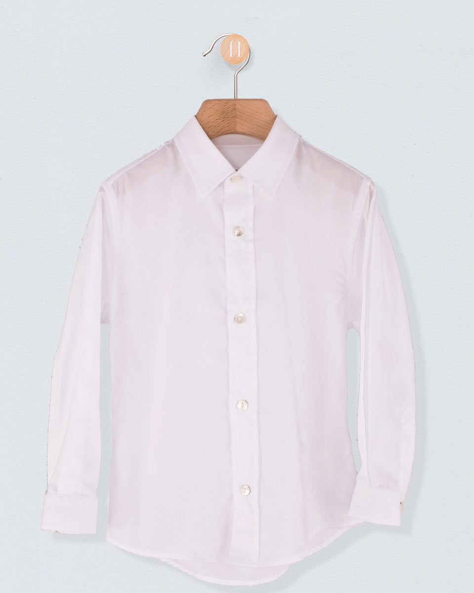 Bernard Fine Italian White Shirt