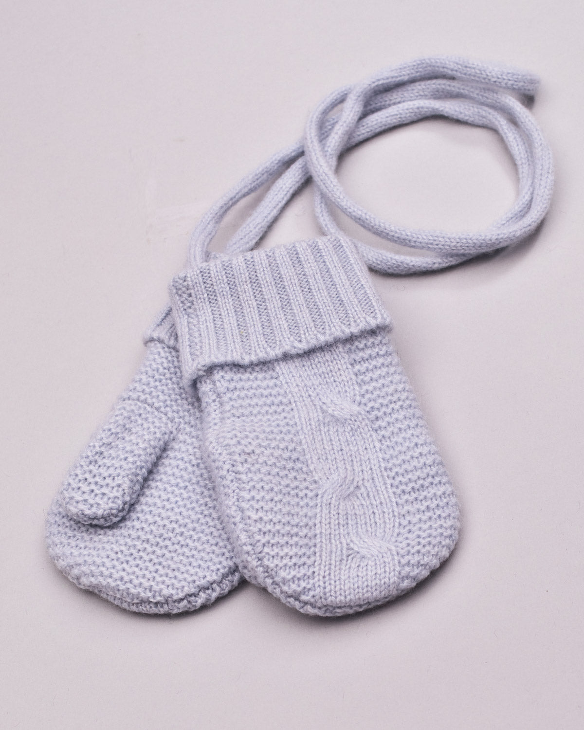 Cashmere Baby Blue Mitten - Hat
