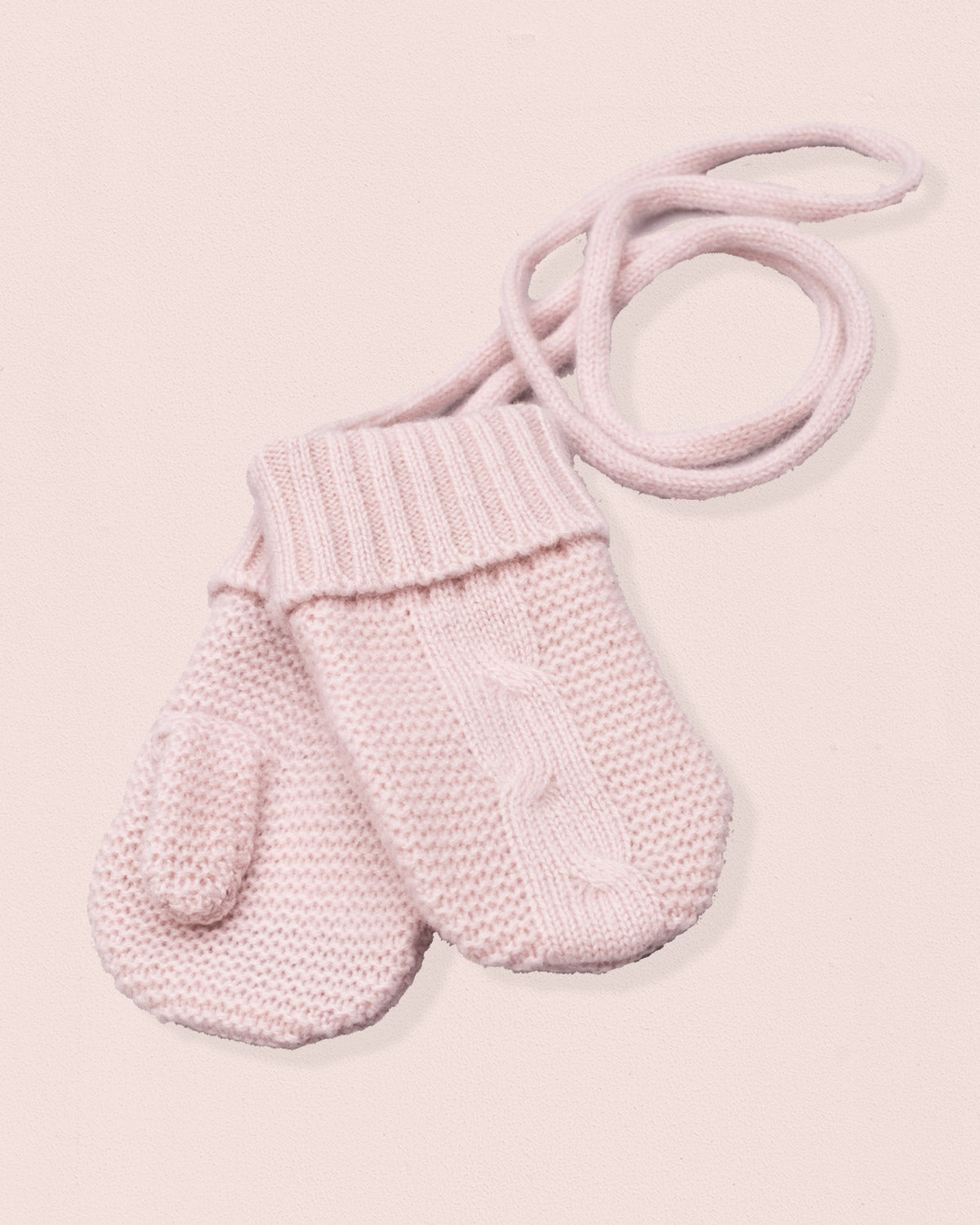 Cashmere Pink Baby Mitten - Hat