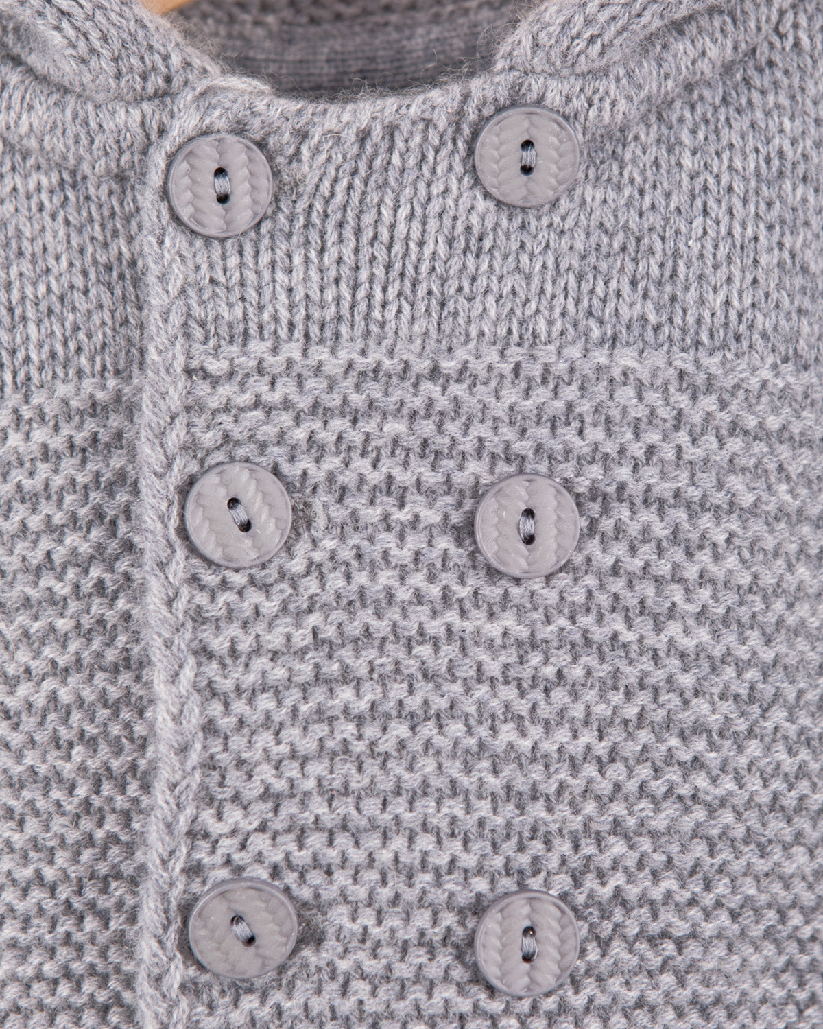 Chamonix Grey Cashmere Hooded Jacket - Cardigan