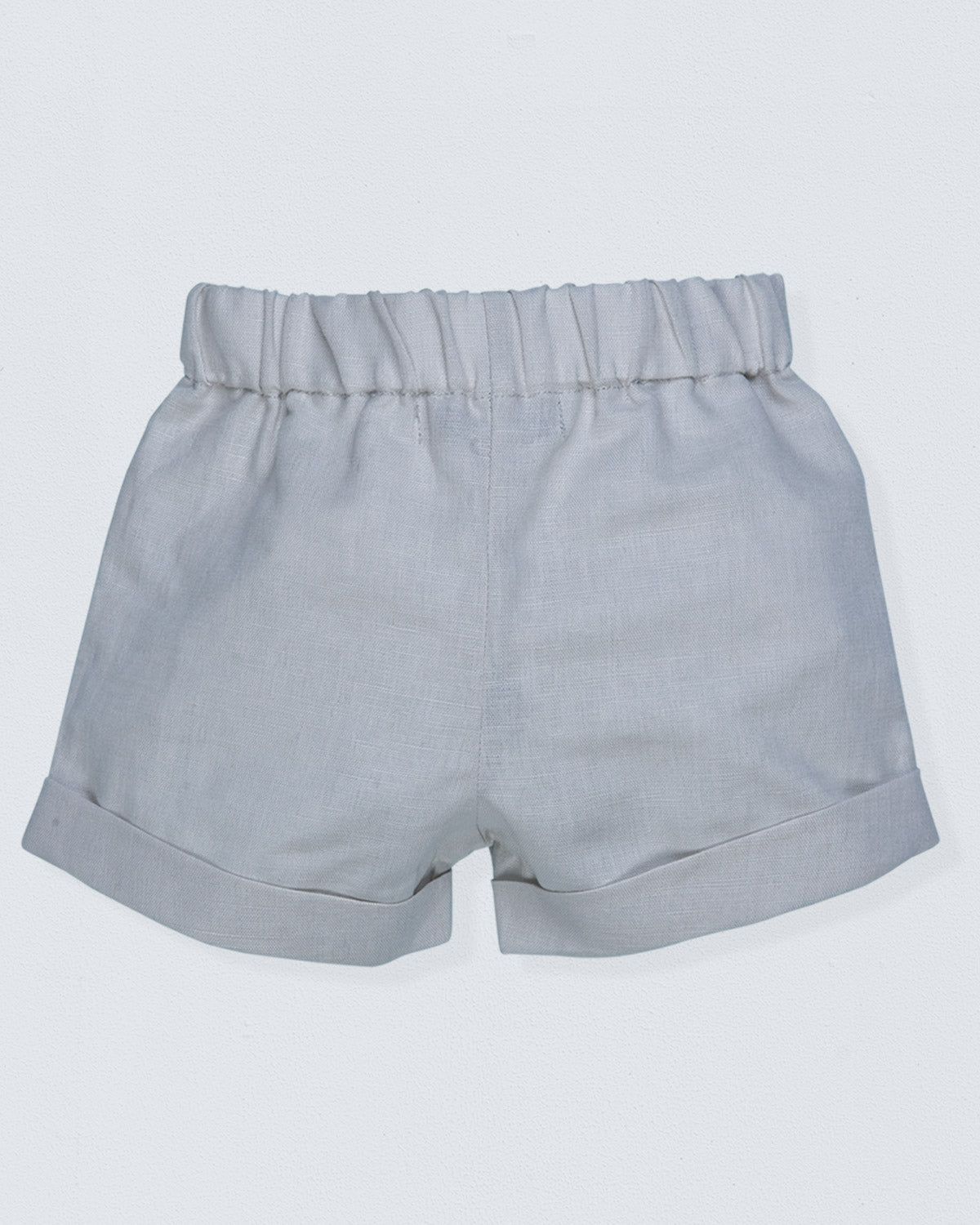 Cuff Short Brick Linen - Pant