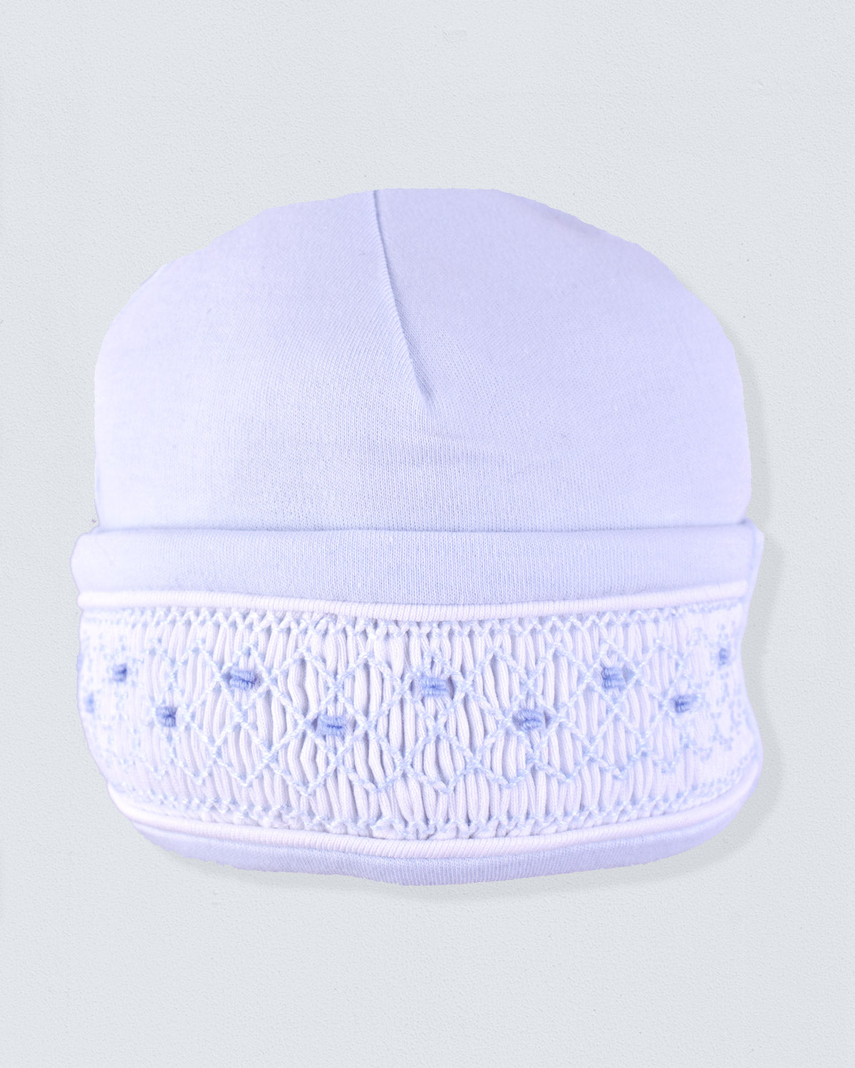 Pima Blue Smocked Hat - Hat