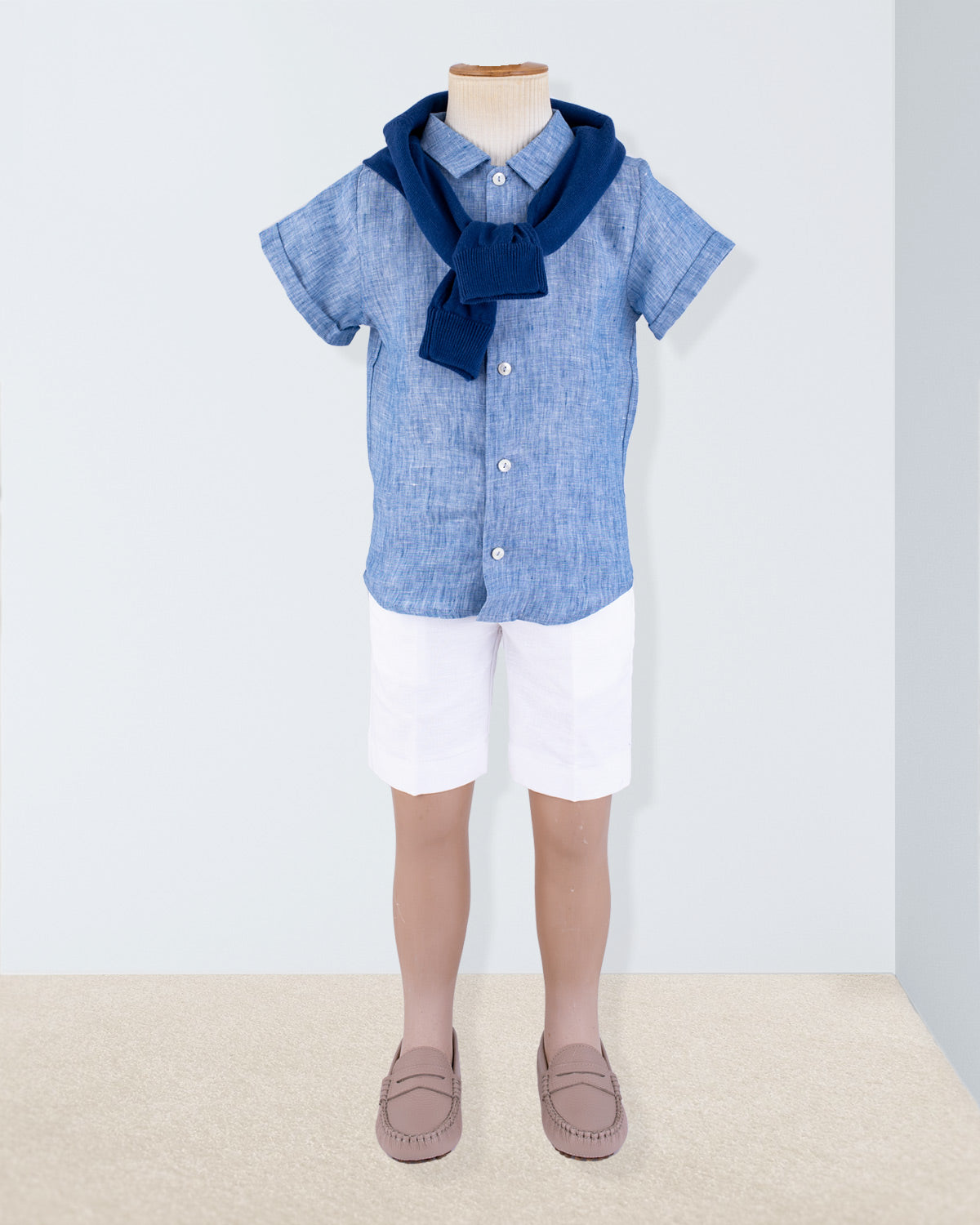 Henry Sea Foam Linen Shirt - Shirt