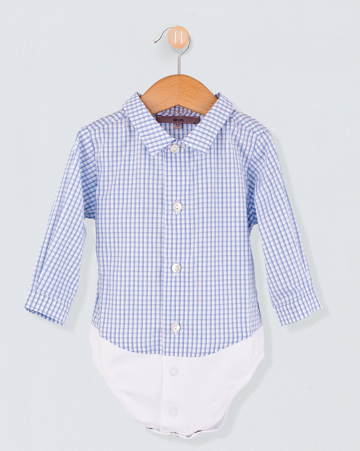 Bernard Italian Deep Blue Check Shirt - Shirt