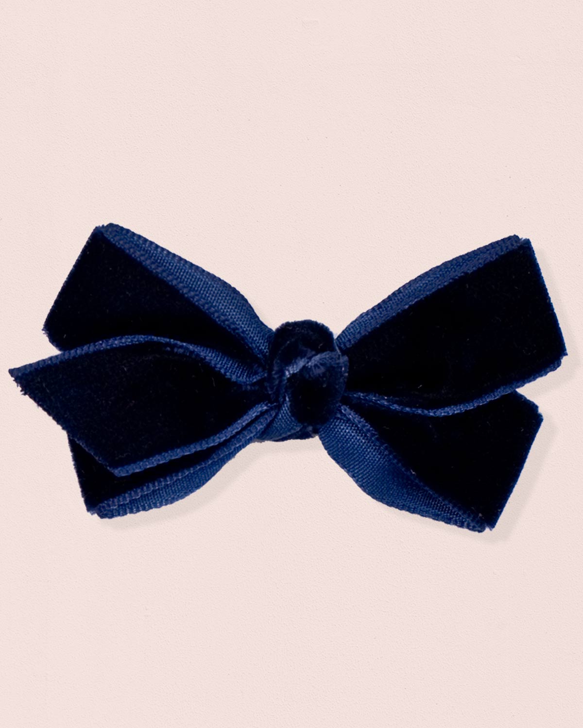 Hairbow 6cm Navy Velvet - Hairbow