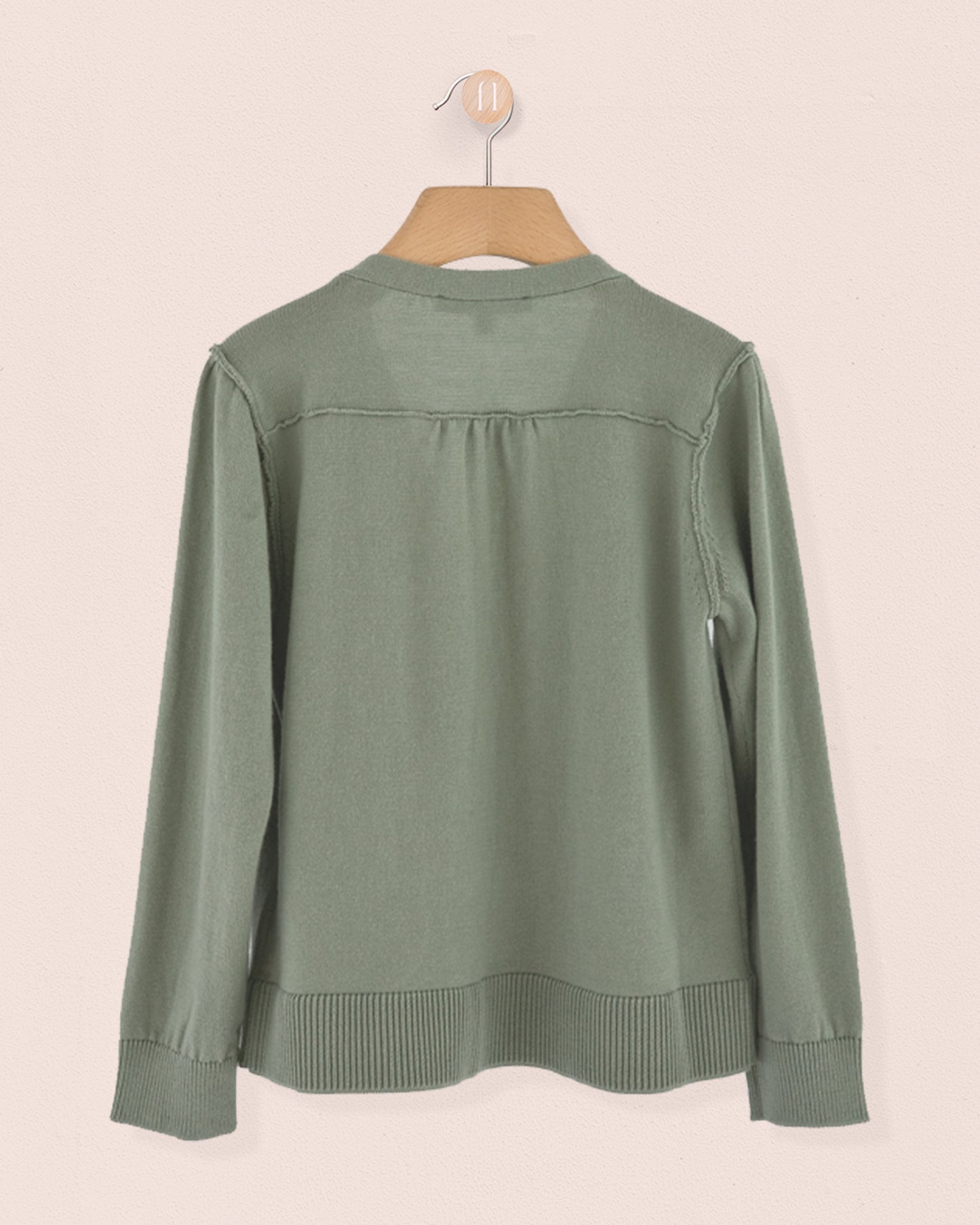 Olympia Moss Green Cardigan - Cardigan