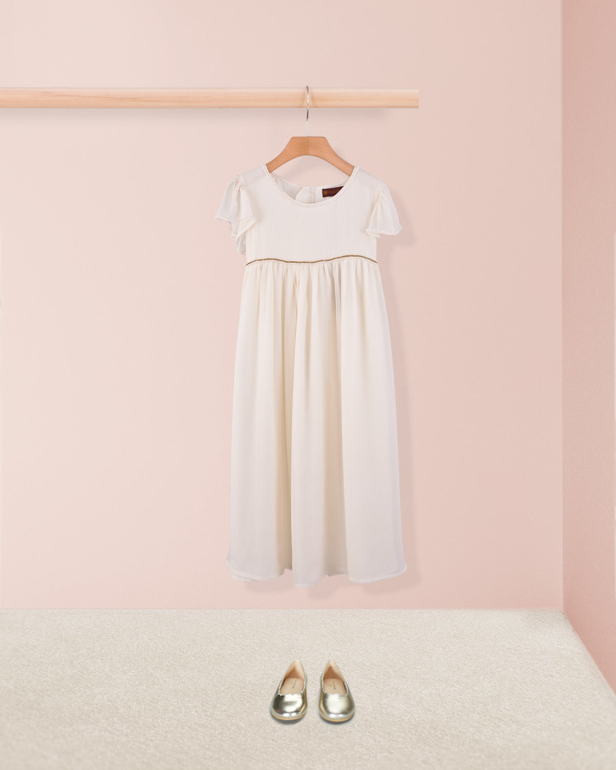 Ophelia Cream Tulle Gown - Dress
