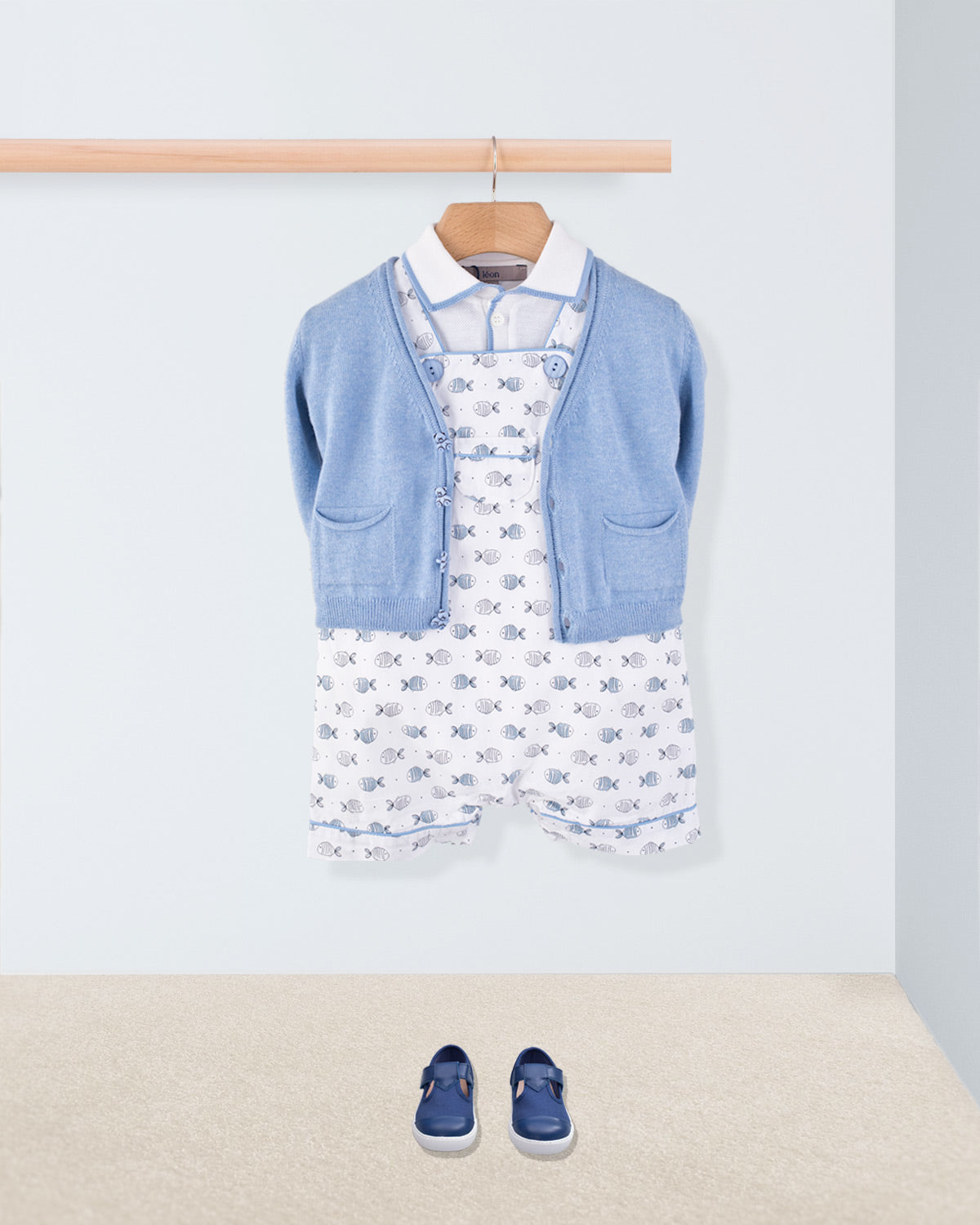Starboard Blue Fish Campari Shortall - Romper