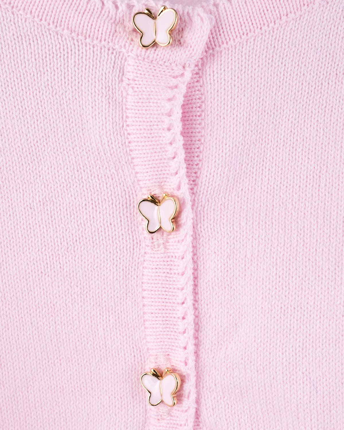 Betsy Pink with Butterfly Buttons - Cardigan