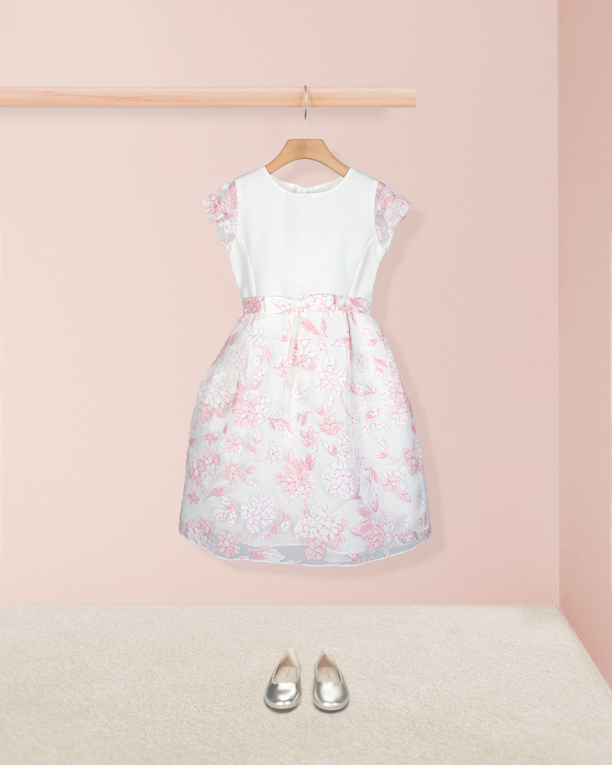 Marianne Ortensia Pink Floral - Dress