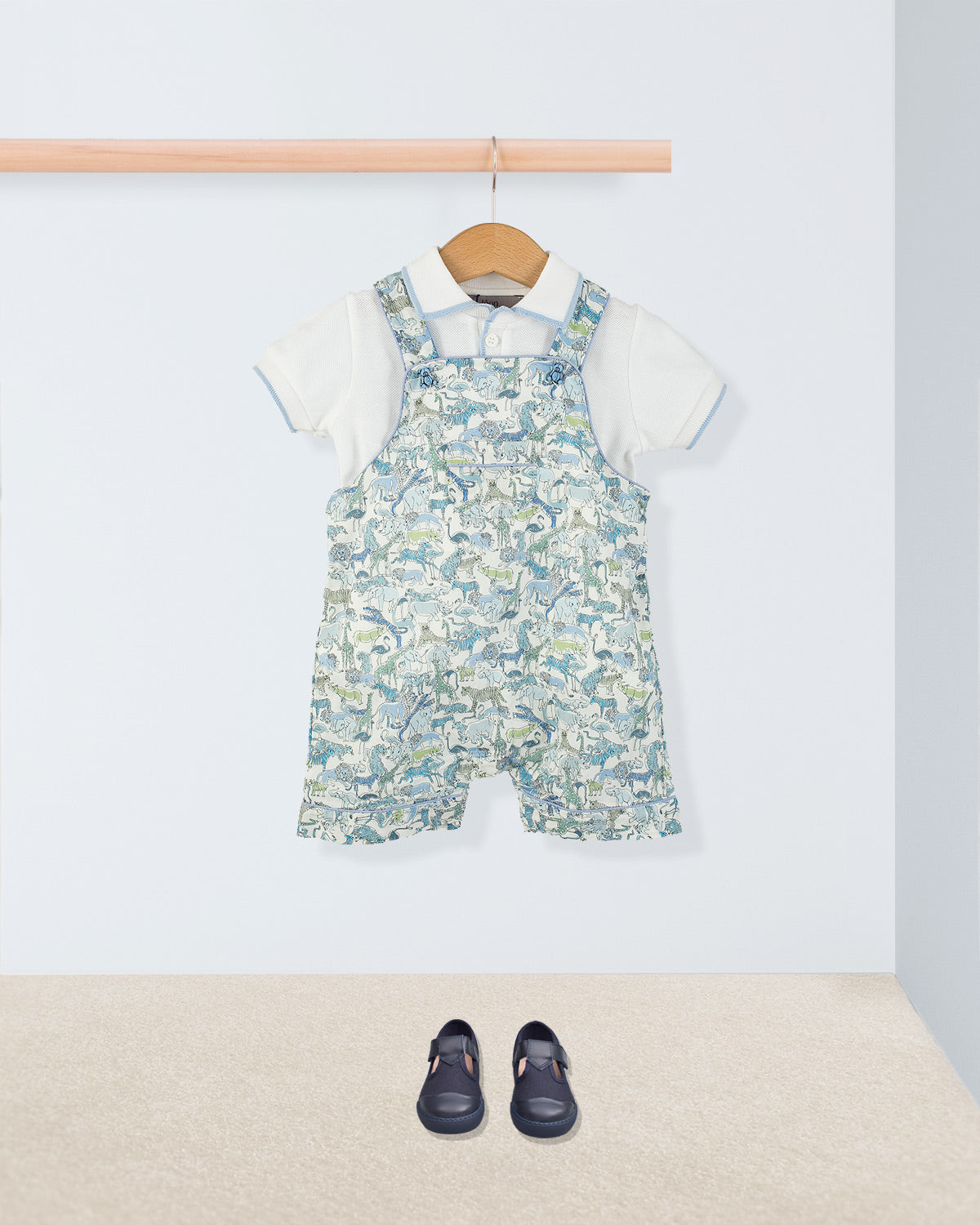 Starboard Liberty Safari Blue Shortall - Romper