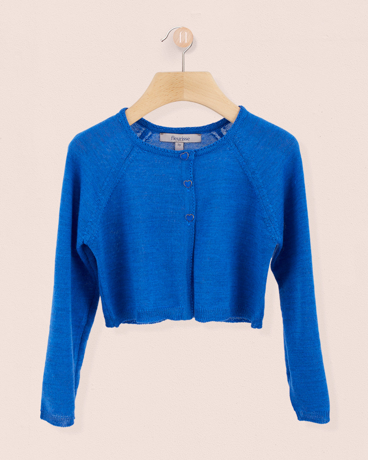 Serena Periwinkle Wool Bolero - Cardigan